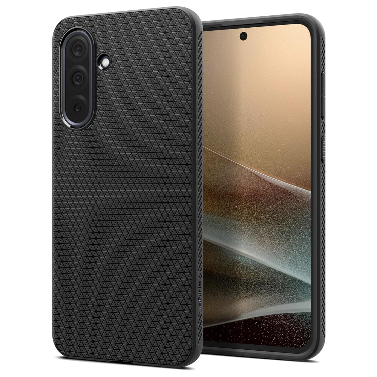 Spigen Galaxy A36 ile Uyumlu Kılıf Liquid Air Matte Black - ACS09199