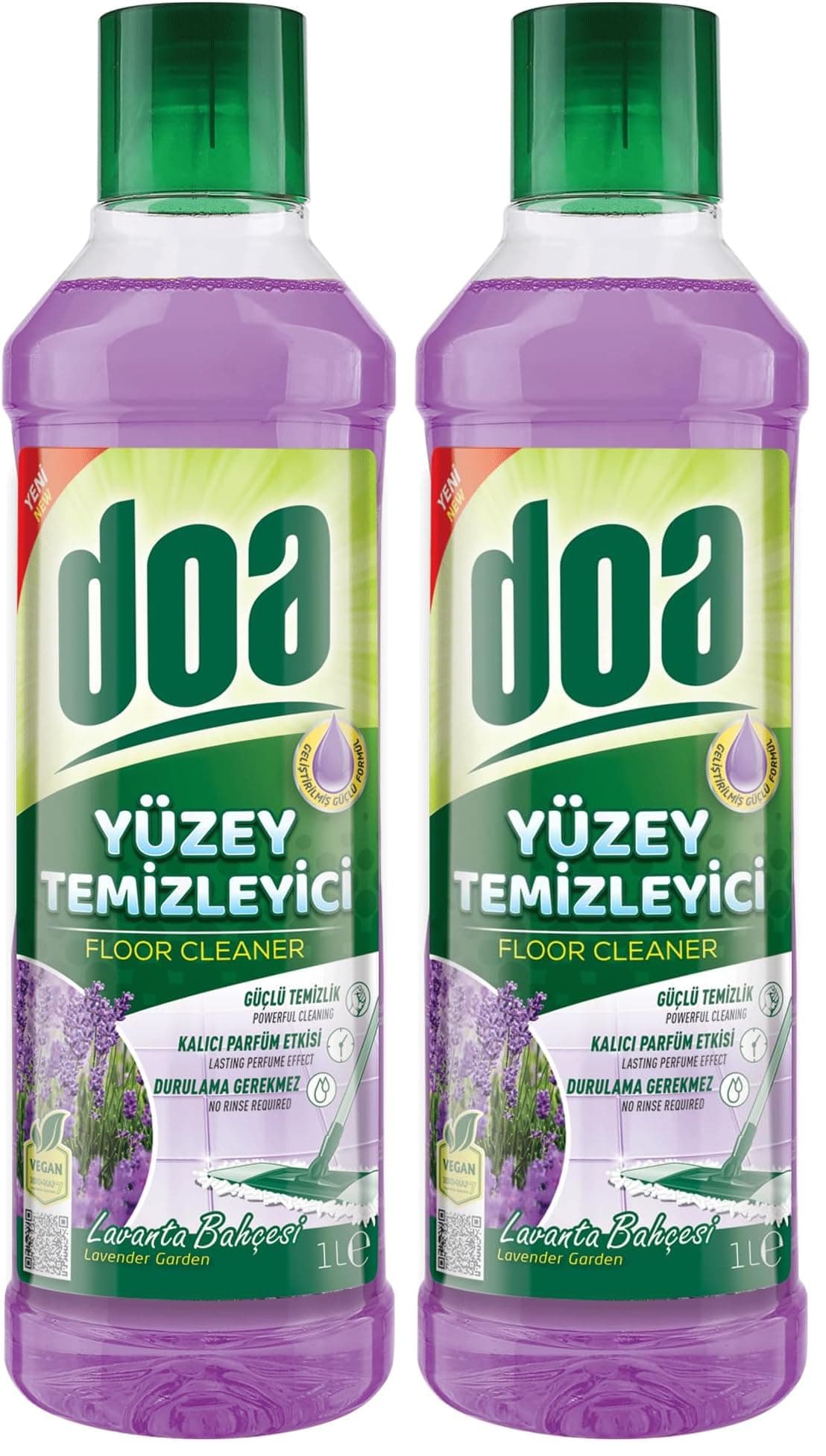 DOA Yüzey Temizleyici Lavanta Bahçesi 1000 ml (2 paketi)