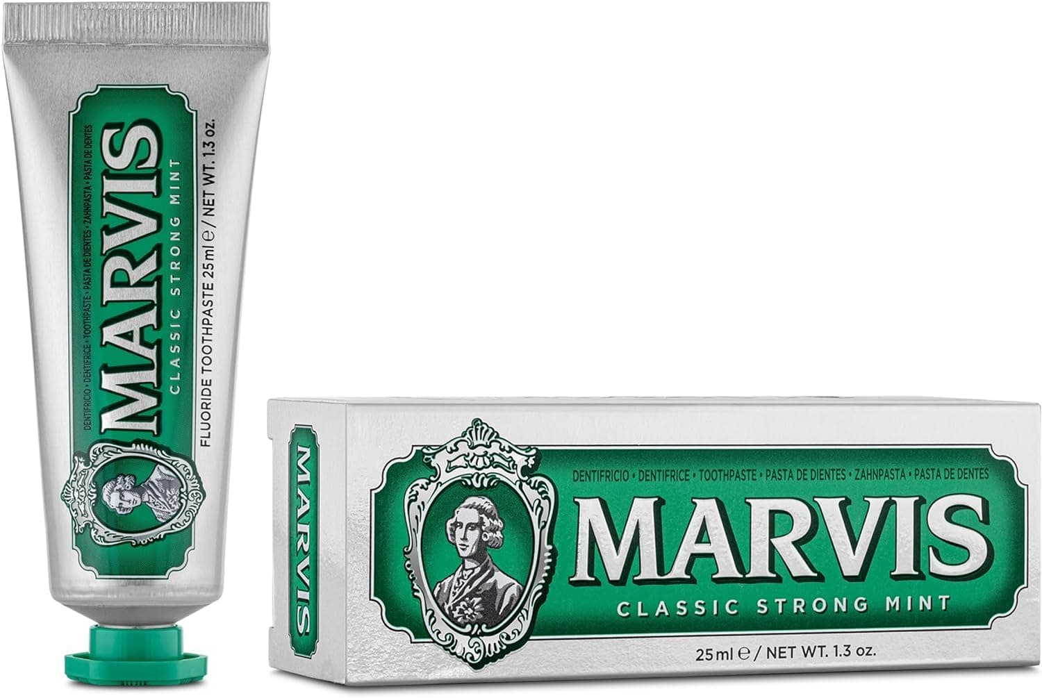 Marvis Classic Strong Mint Seyahat Diş Macunu, 1 x 25 ml