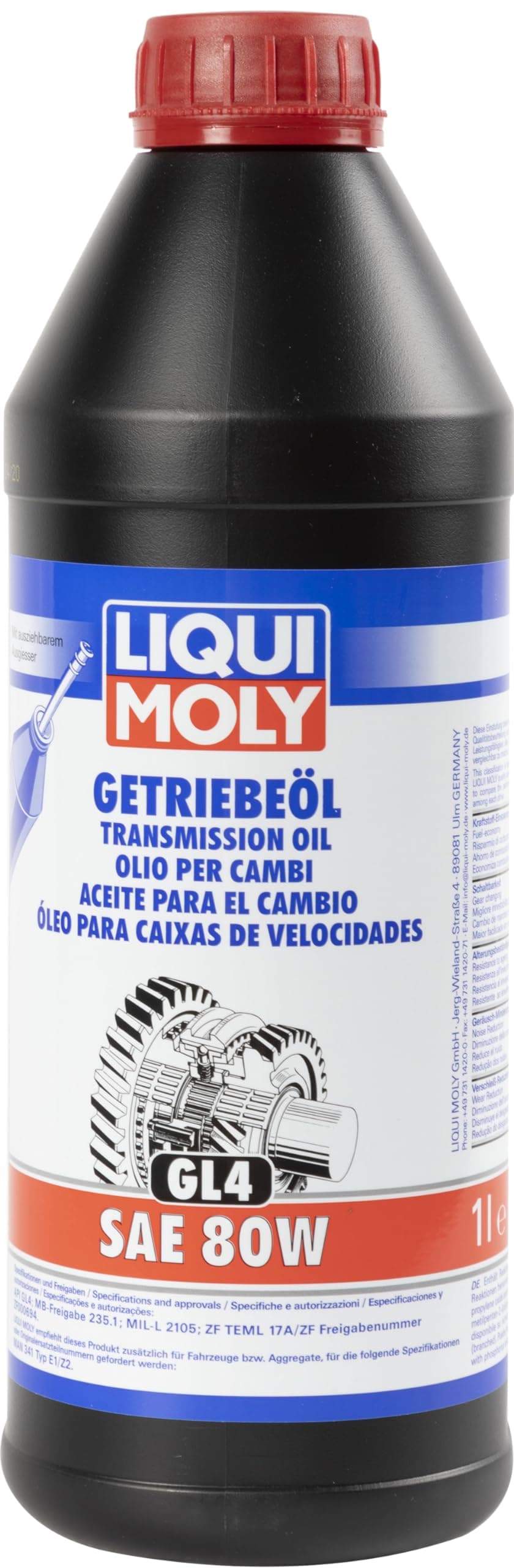 Liqui Moly Dişli Yağı (GL4) SAE 80W 1 Litre Otomotiv Bakım Ürünü