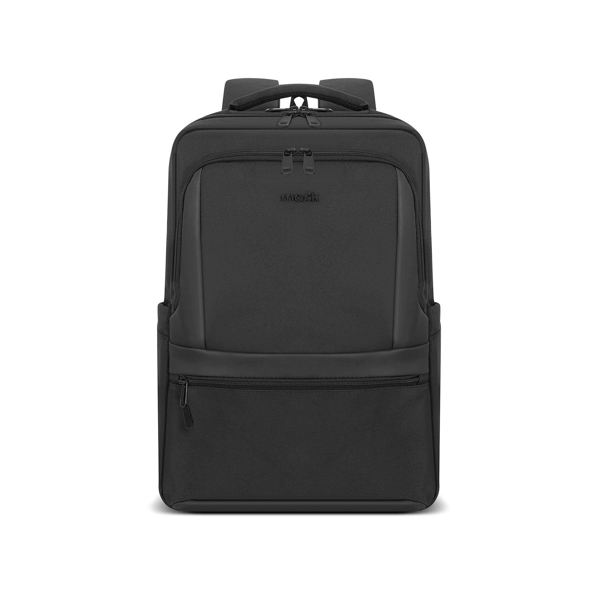 Mack Office Eco MCE-1212 Çevre Dostu 16 inç Su İtici Laptop Sırt Çantası, USB Şarj Portlu Bilgisayar ve Notebook Çantası, Kadın Erkek Bilgisayar İş Çantası, Üniversite Okul Çantası, Siyah