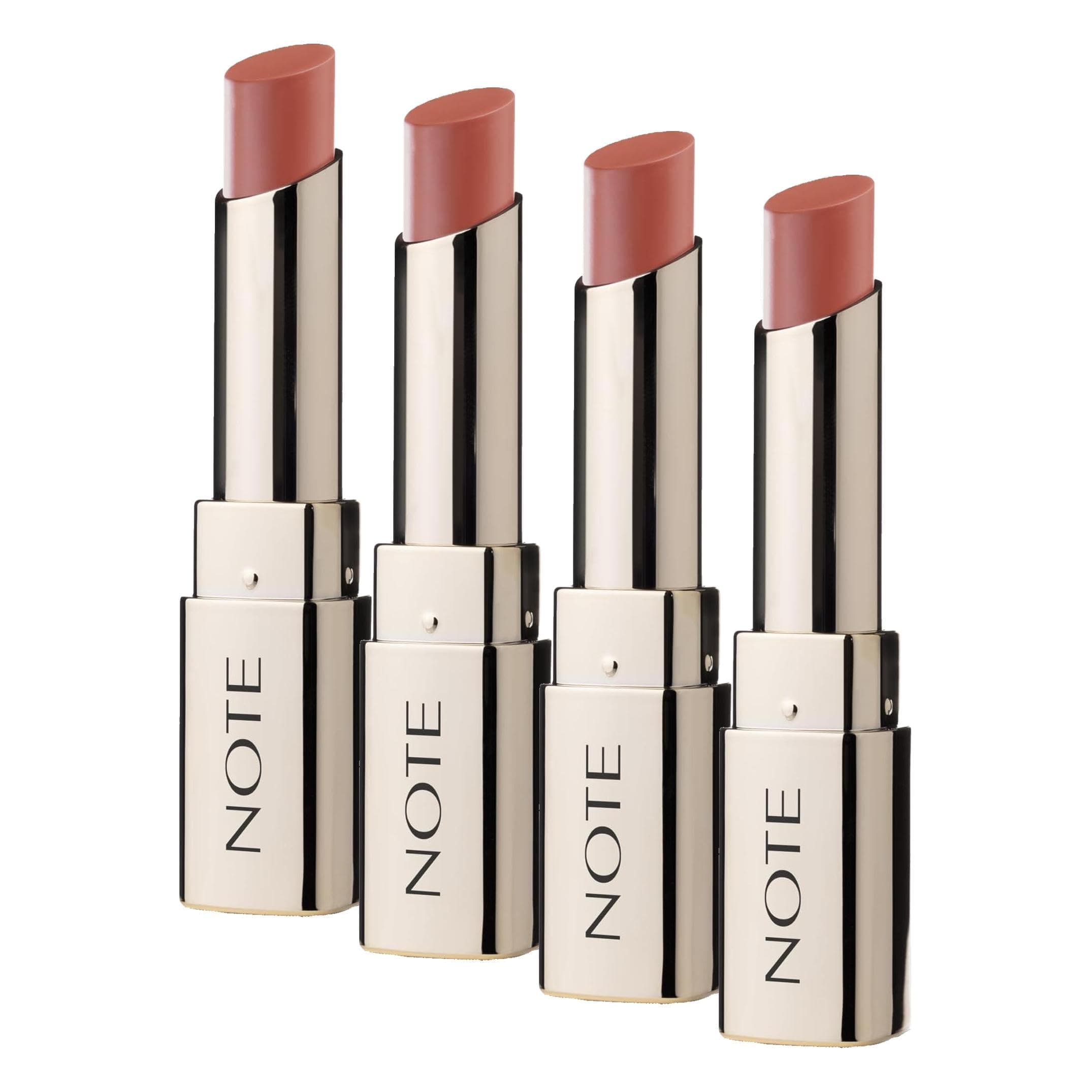 Note Cosmetics Iconic Matte Lipstick 106 Independent Kalıcı Mat Ruj, Nude (4 paketi)