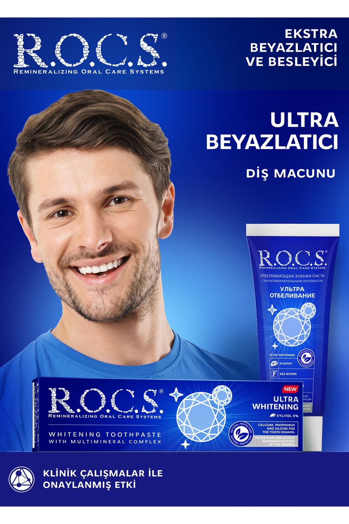 R.O.C.S. Ultra Whitening Ultra Beyazlatici Diş Macunu, 94G