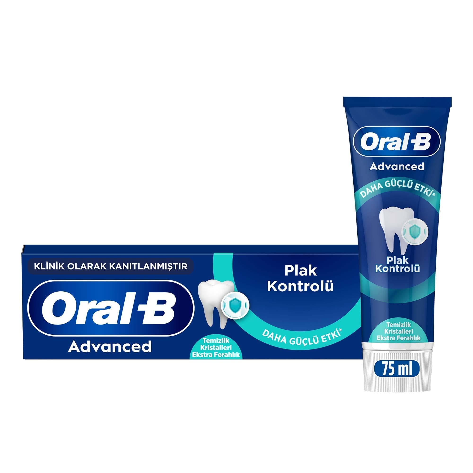 Oral-B Gelişmiş Plak Kontrol Temizleme Kristalleri Diş Macunu 75ml