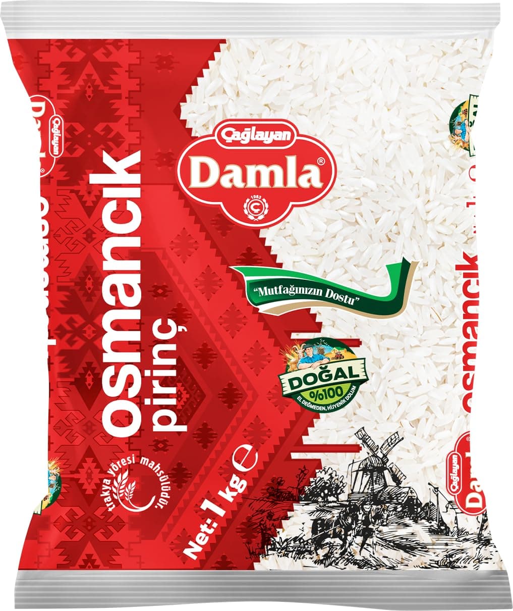 Damla Osmancık Pirinç 1 kg