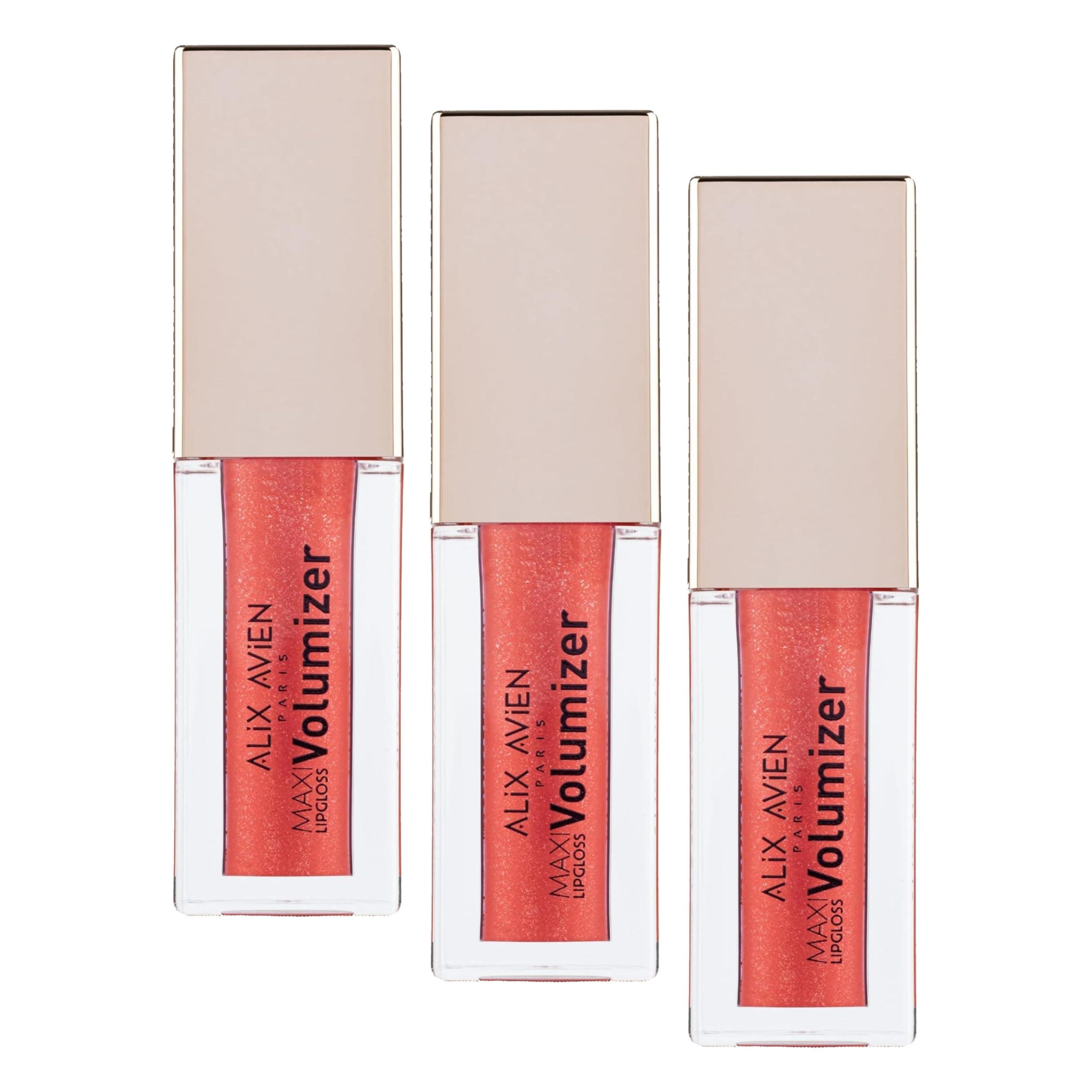 ALIX AVIEN Maxivolumizer Lipgloss 217 - Pomegranate Blossom - Kalıcı Ve Nemlendirici Ruj - Dolgunlaştırıcı Etki (3 paketi)