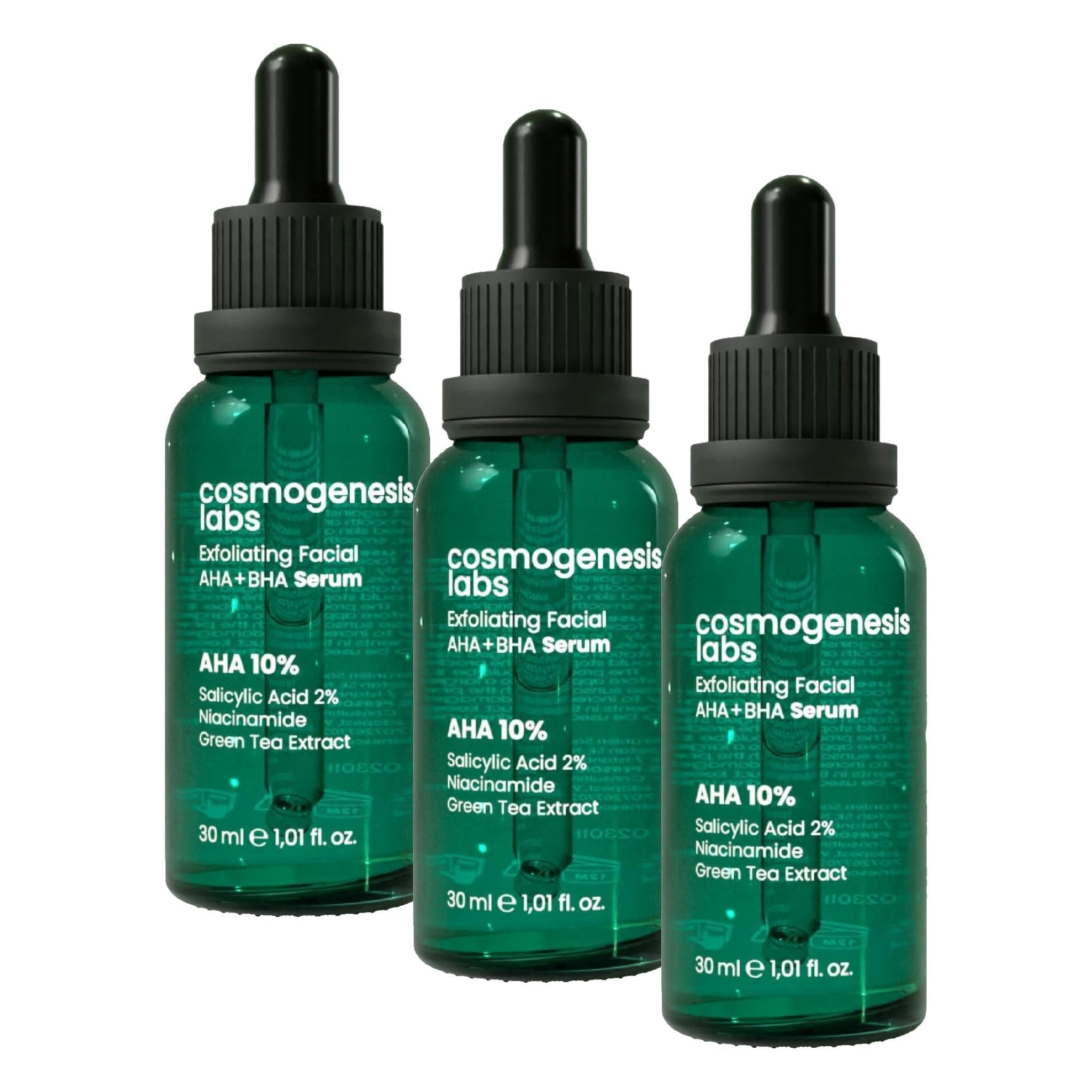 Peeling Etkili AHA+BHA Serum 30ml (3 paketi)