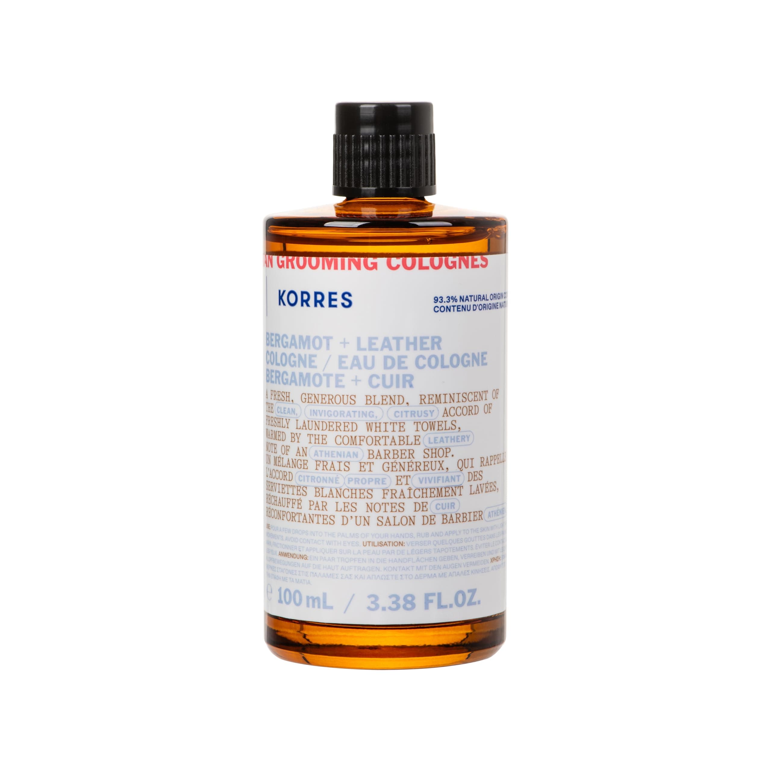 Korres Athenian Grooming Bergamot + Leather EDC 100 ml - Erkek Parfümü