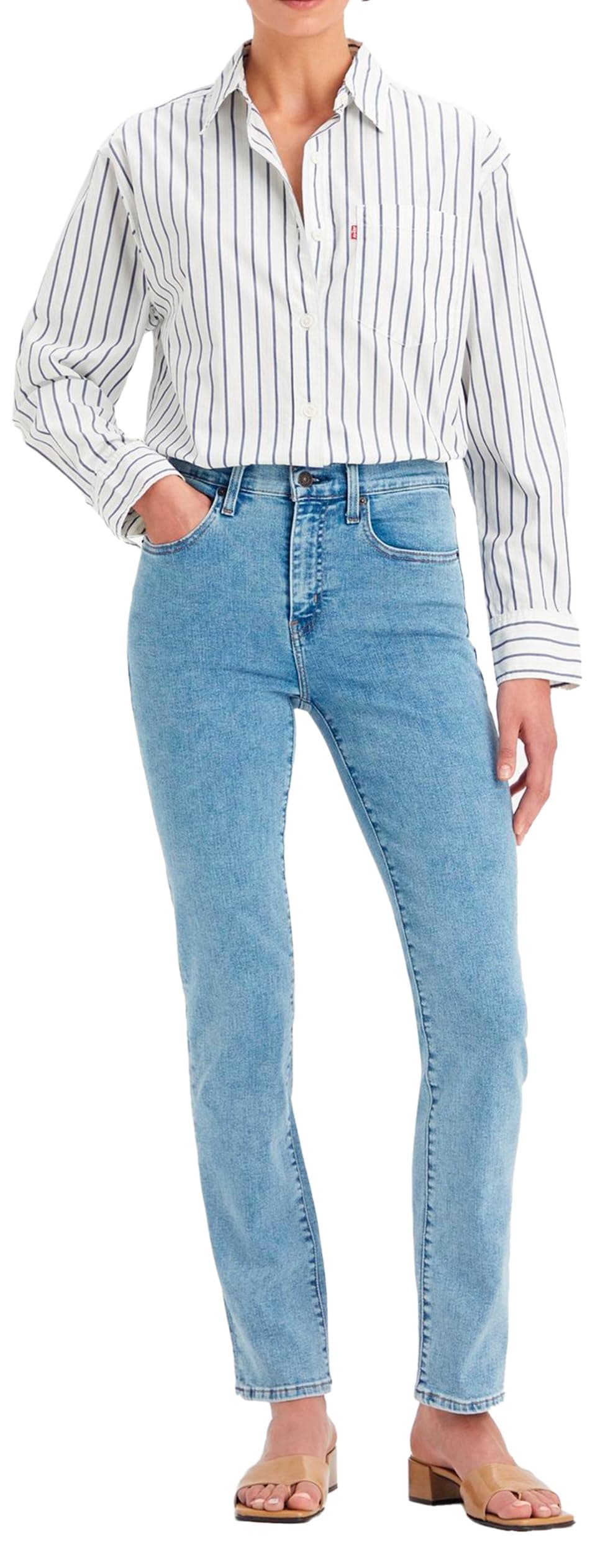 Levi's 724 High Rise Straight Jeans Jean Pantolon Kadın