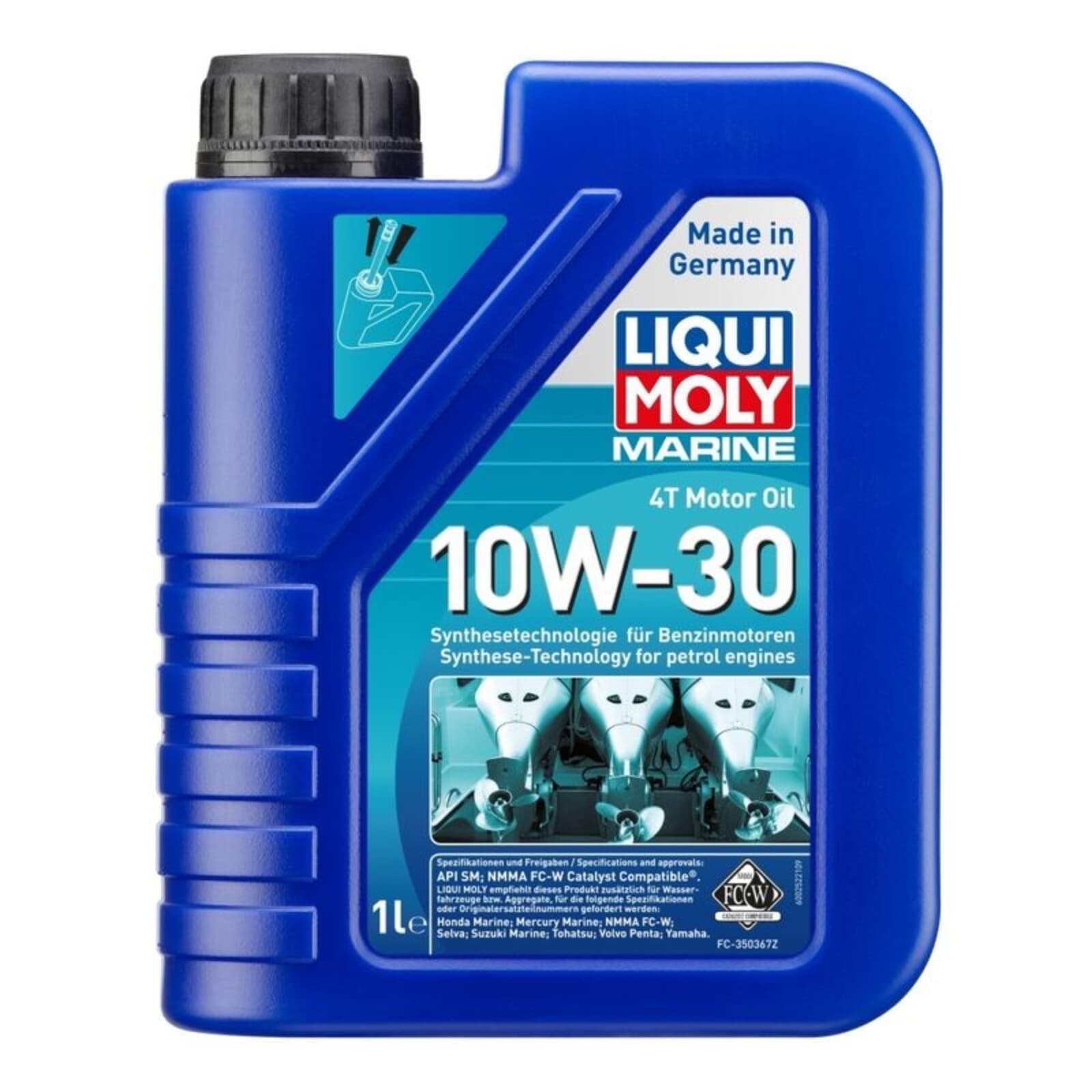Liqui Moly Marine 4T Motor Yağı 10W-30 1 Litre Otomotiv Bakım Ürünü