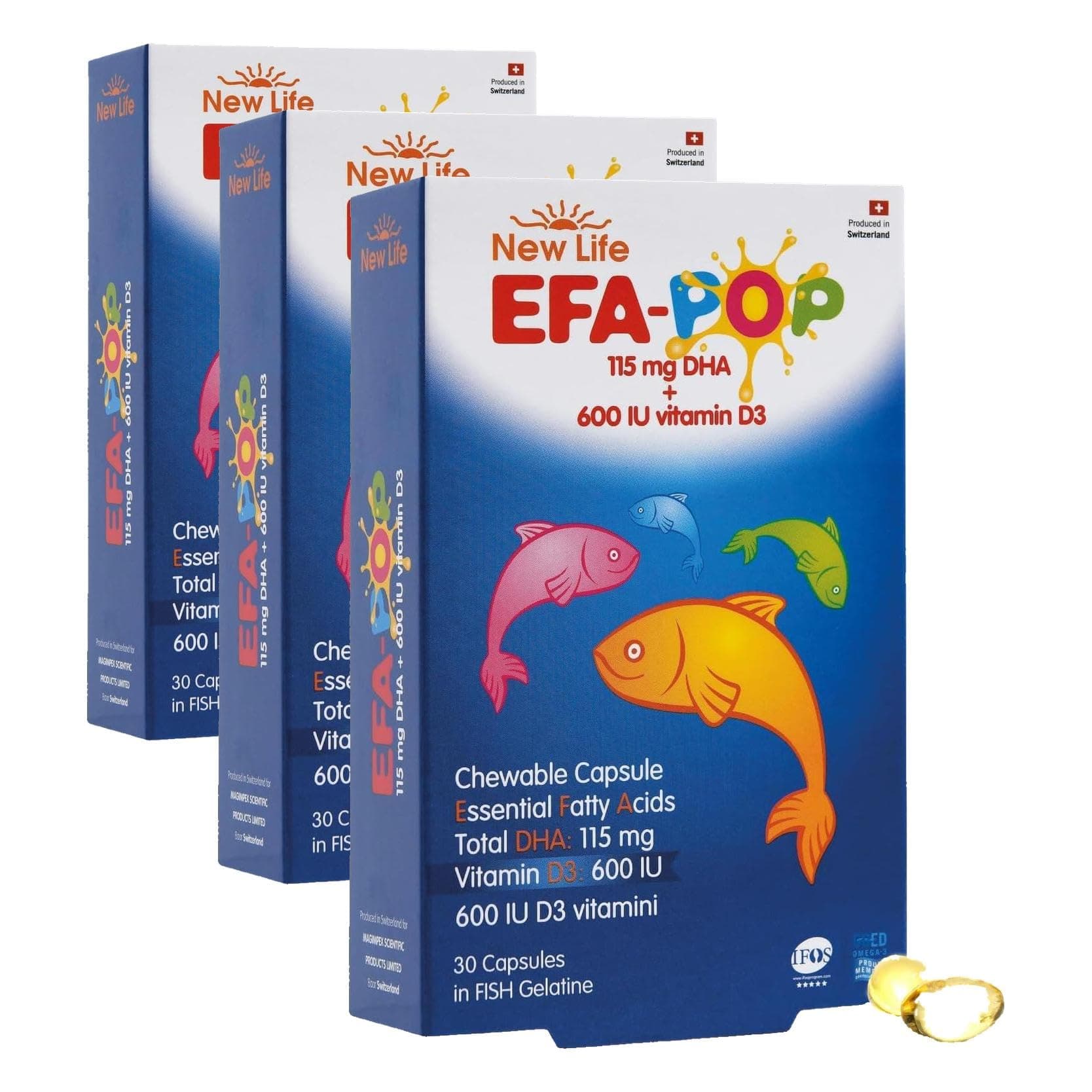 New Life EFA POP 30 kapsül (3 paketi)