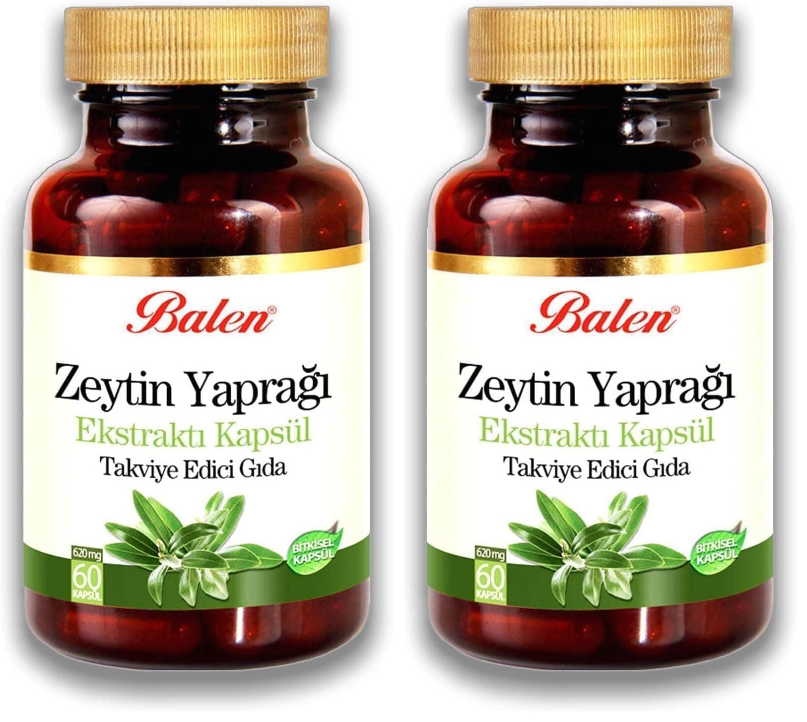 Balen Zeytin Yaprağı Ekstraktı Kapsül (60 Adet) (2 paketi)