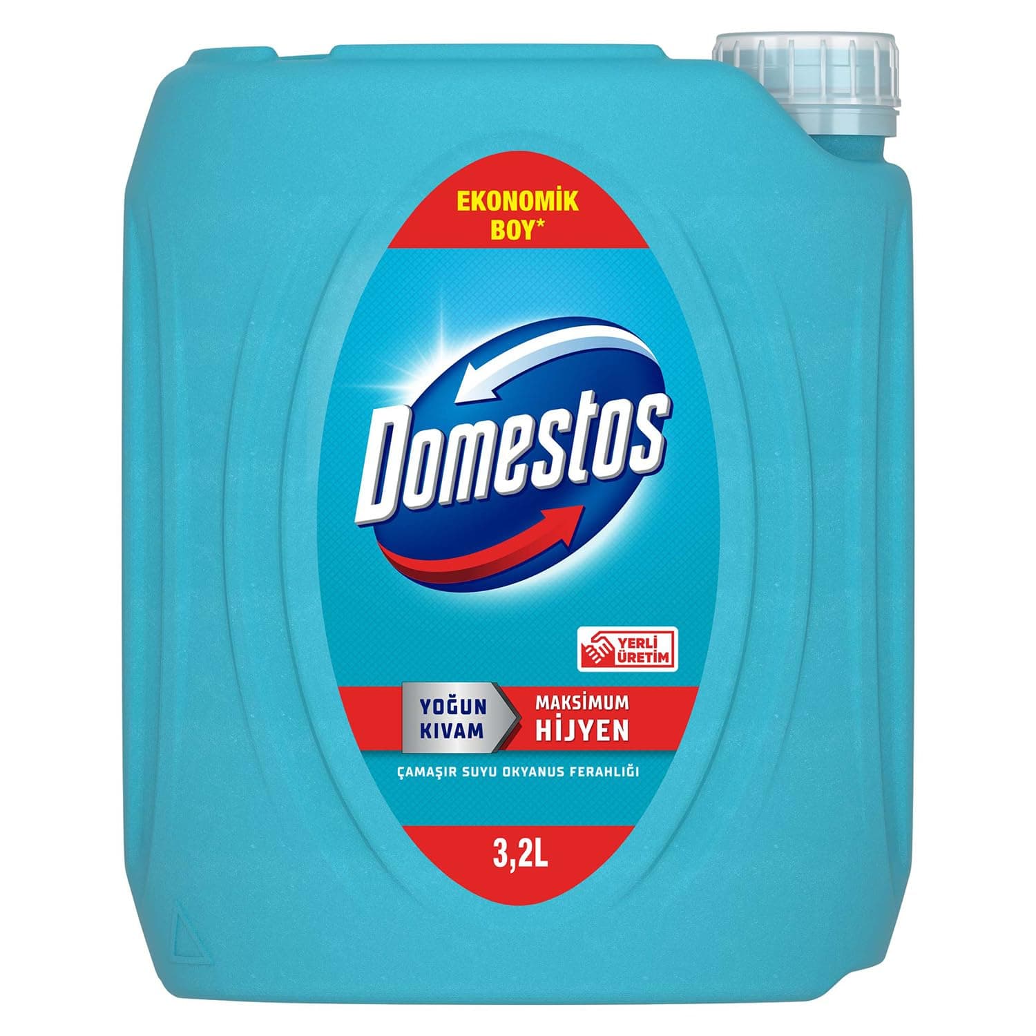 Domestos Yoğun Kıvamlı Çamaşır Suyu Maksimum Hijyen Okyanus Ferahlığı 3240 ml