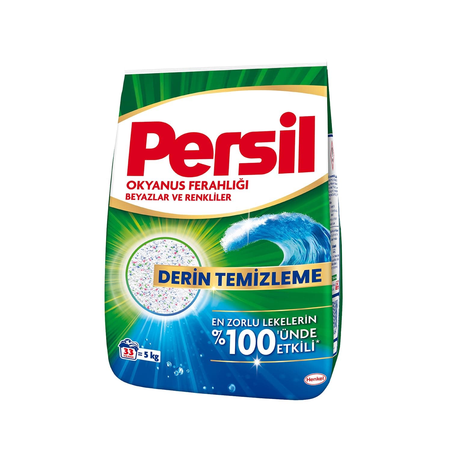Persil 5 kg Toz Çamaşır Deterjanı Okyanus Ferahlığı (33 Yıkama)