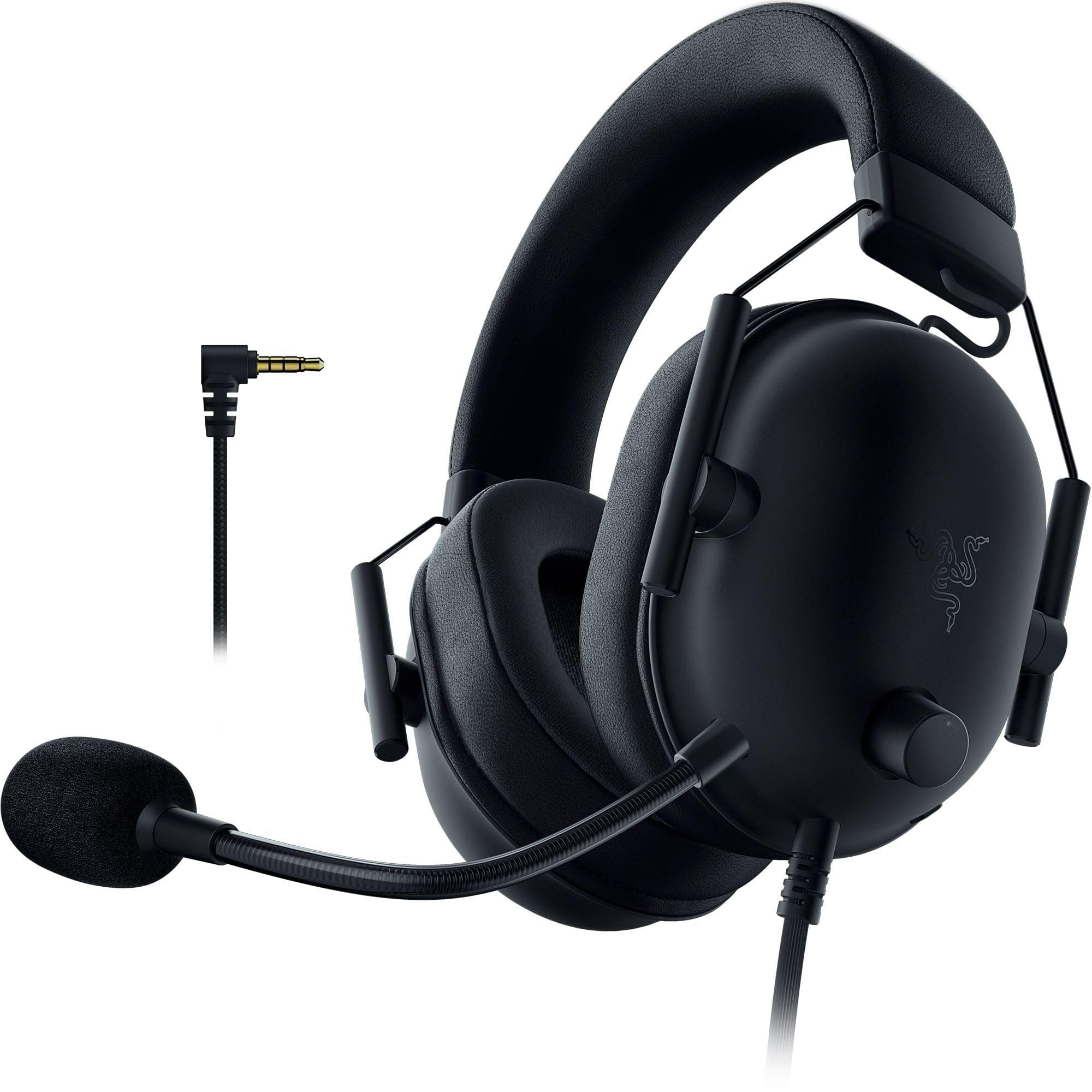 Razer Blackshark V2 X (Xbox) - Xbox S|X konsolu için kablolu e-spor kulaklık (250g, kardioid mikrofon, 50mm sürücüler, pasif gürültü engelleme, 3,5mm konektör) Siyah