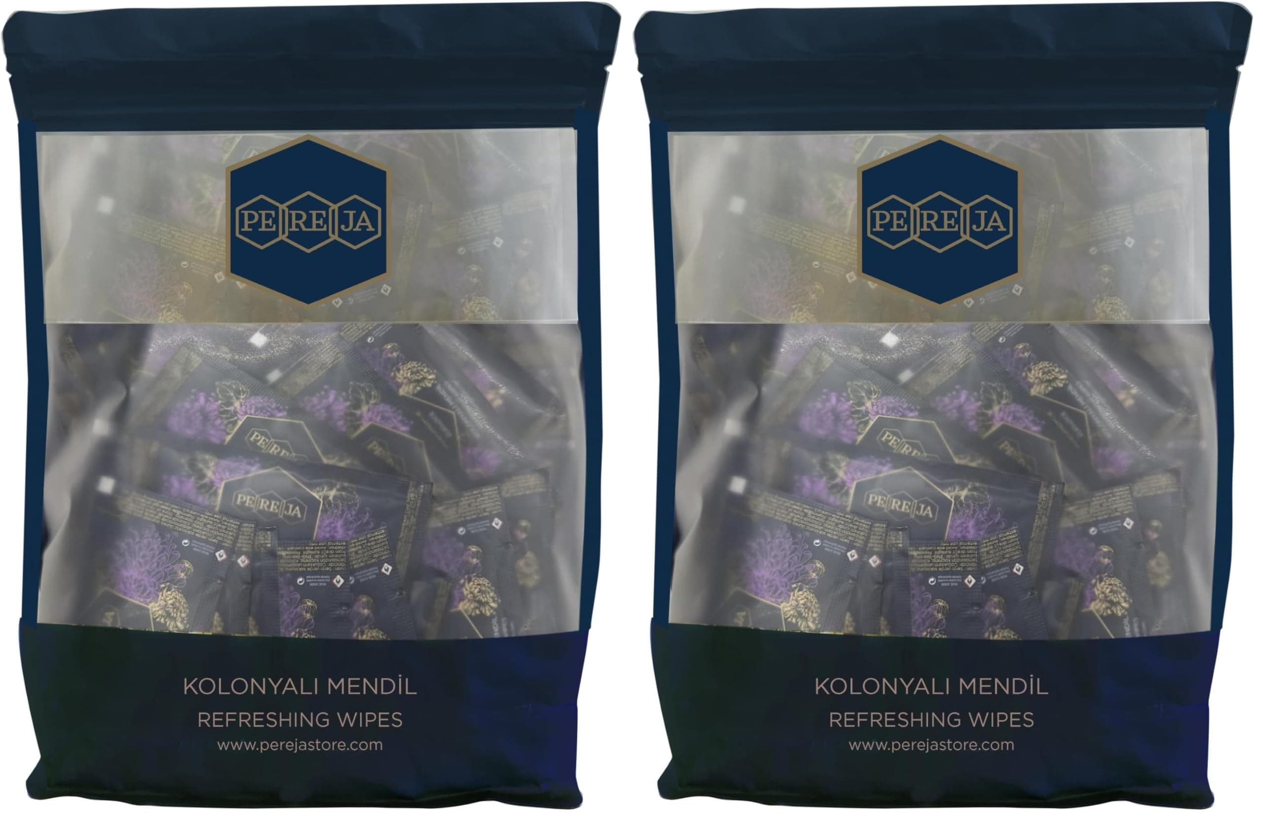 Pereja Kolonyalı Mendil 7x12 Doypack Elegance x 150 (2 paketi)
