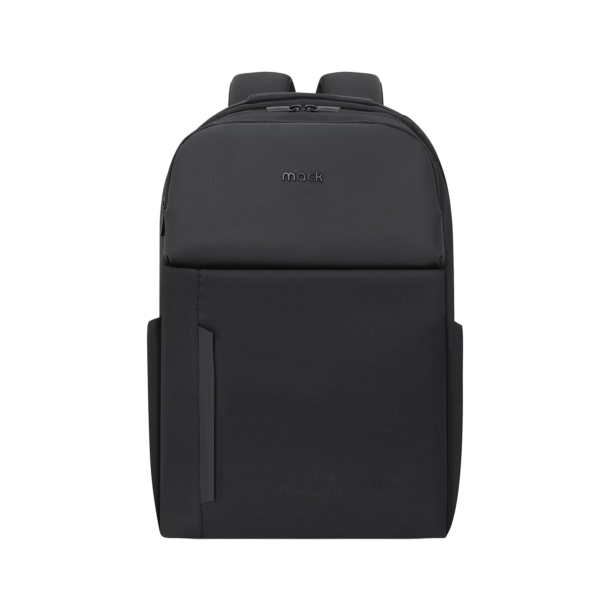 Mack MCE-1722 CODE Eco Çevre Dostu Laptop Sırt Çantası 16 inç, Yüksek Kalite Fermuarlı Bilgisayar Sırt Çantası, Kadın ve Erkek Günlük Sırt Çantası, Okul ve İş Sırt Çantası, Siyah
