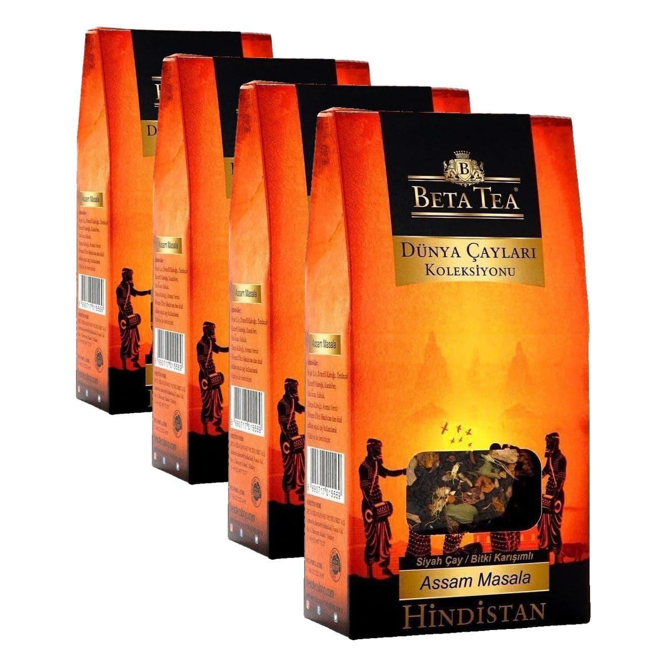 Beta Dünya Çayları Assam Masala Çayı 50 gr (4 paketi)