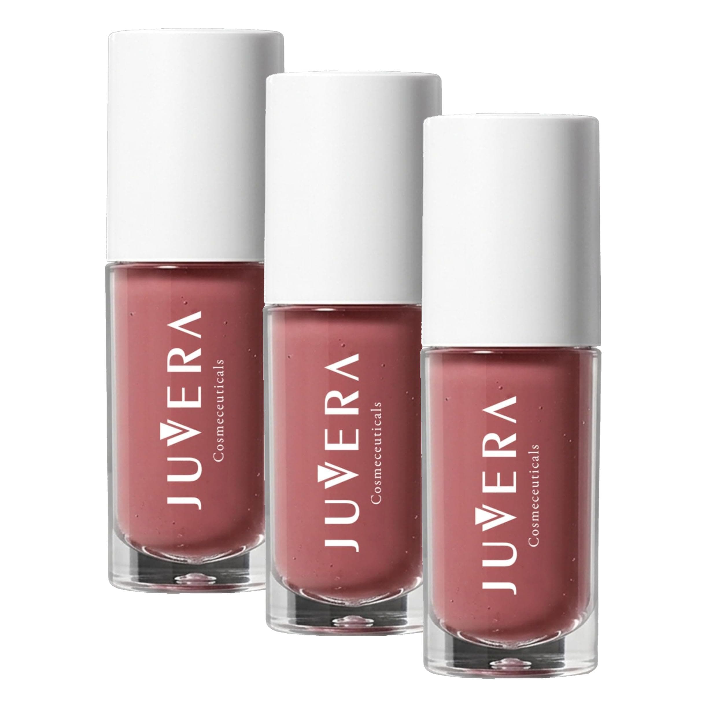 Juvera Lip Gloss Peach, Nemlendirici, 3 in 1, 5 ml (3 paketi)