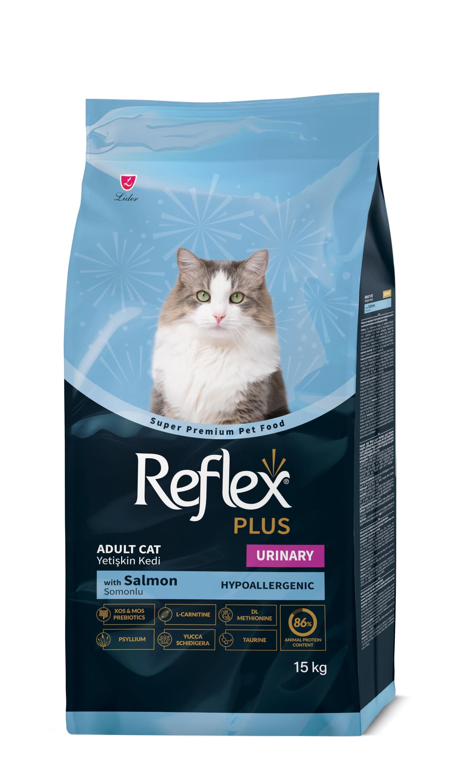 Reflex Plus Urinary Somonlu Yetişkin Kedi Maması 15 kg