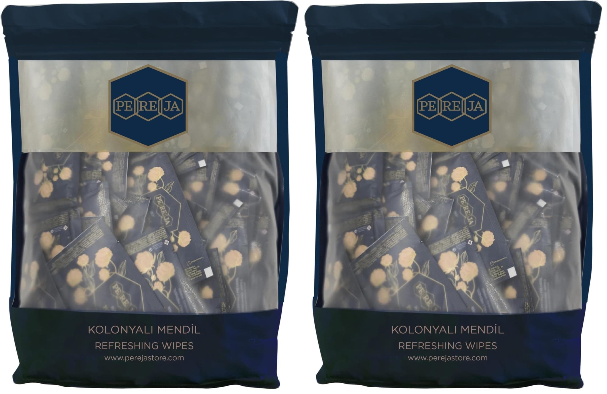 Pereja Kolonyalı Mendil 5x10 Doypack Pudra x 50 (2 paketi)