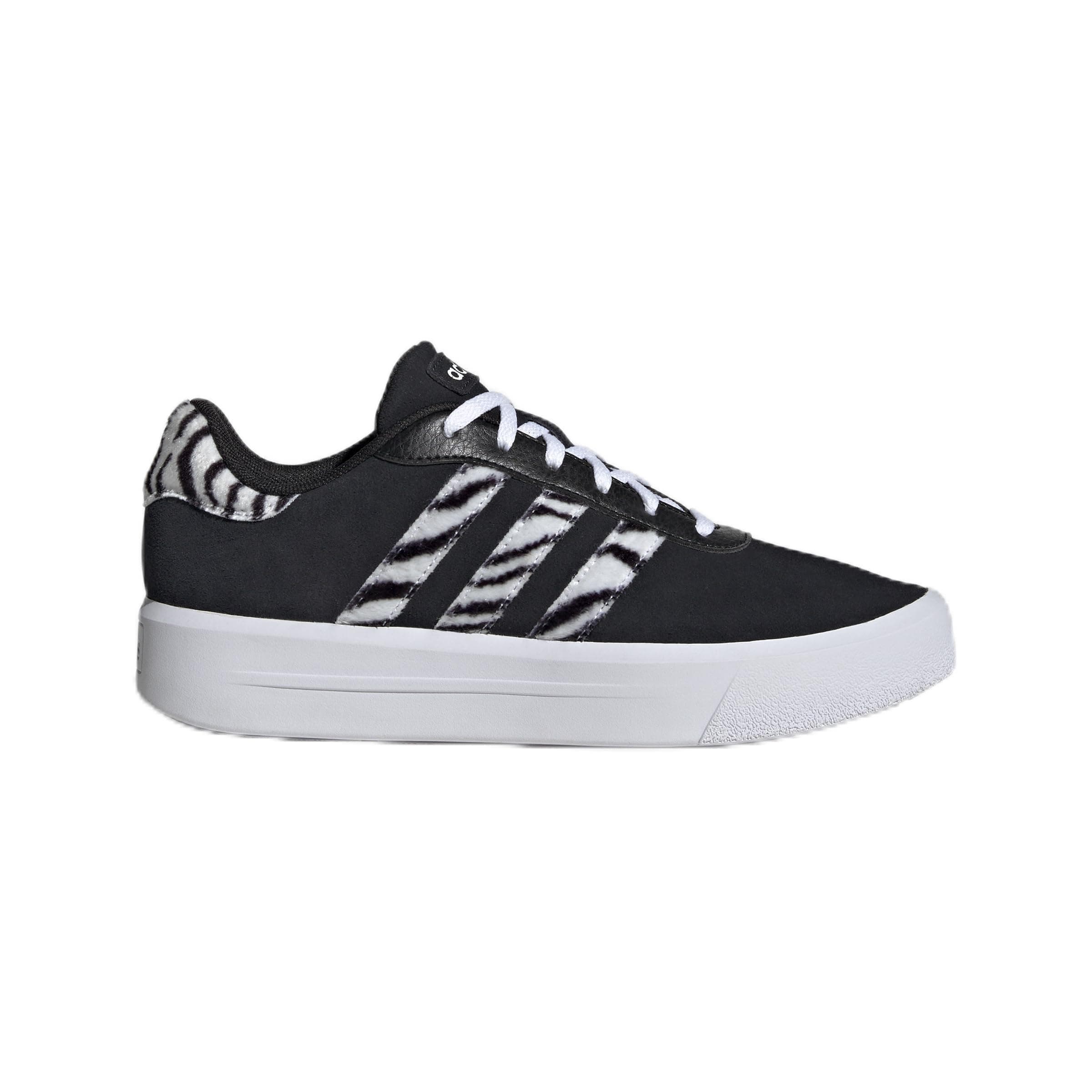 COURT PLATFORM SUEDE Kadın Spor Ayakkabı CBLACK/FTWWHT/CBLACK 3.5 EU