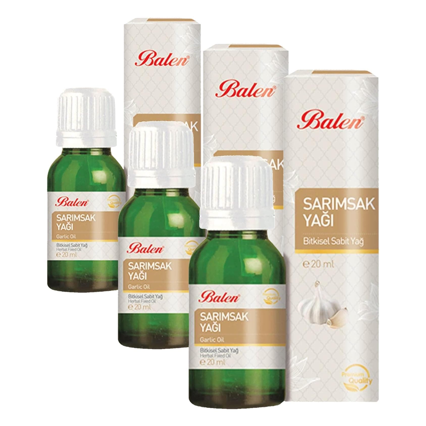 Balen Sarımsak Yağı 2 x 20 ML (3 paketi)