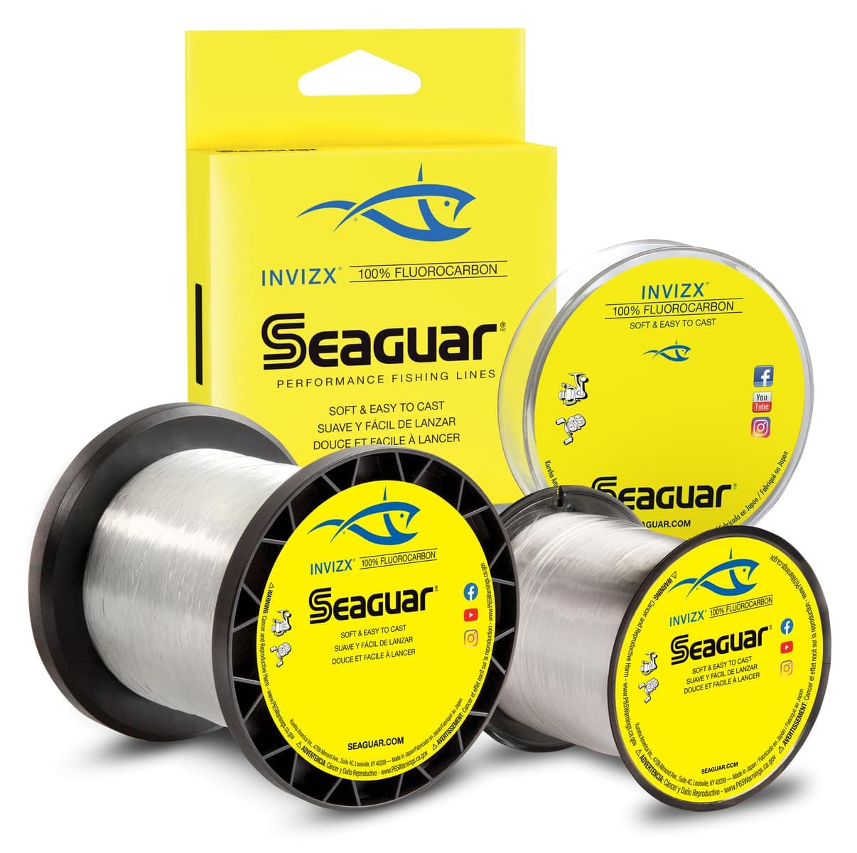 Seaguar InvizX florokarbon 600 yarda