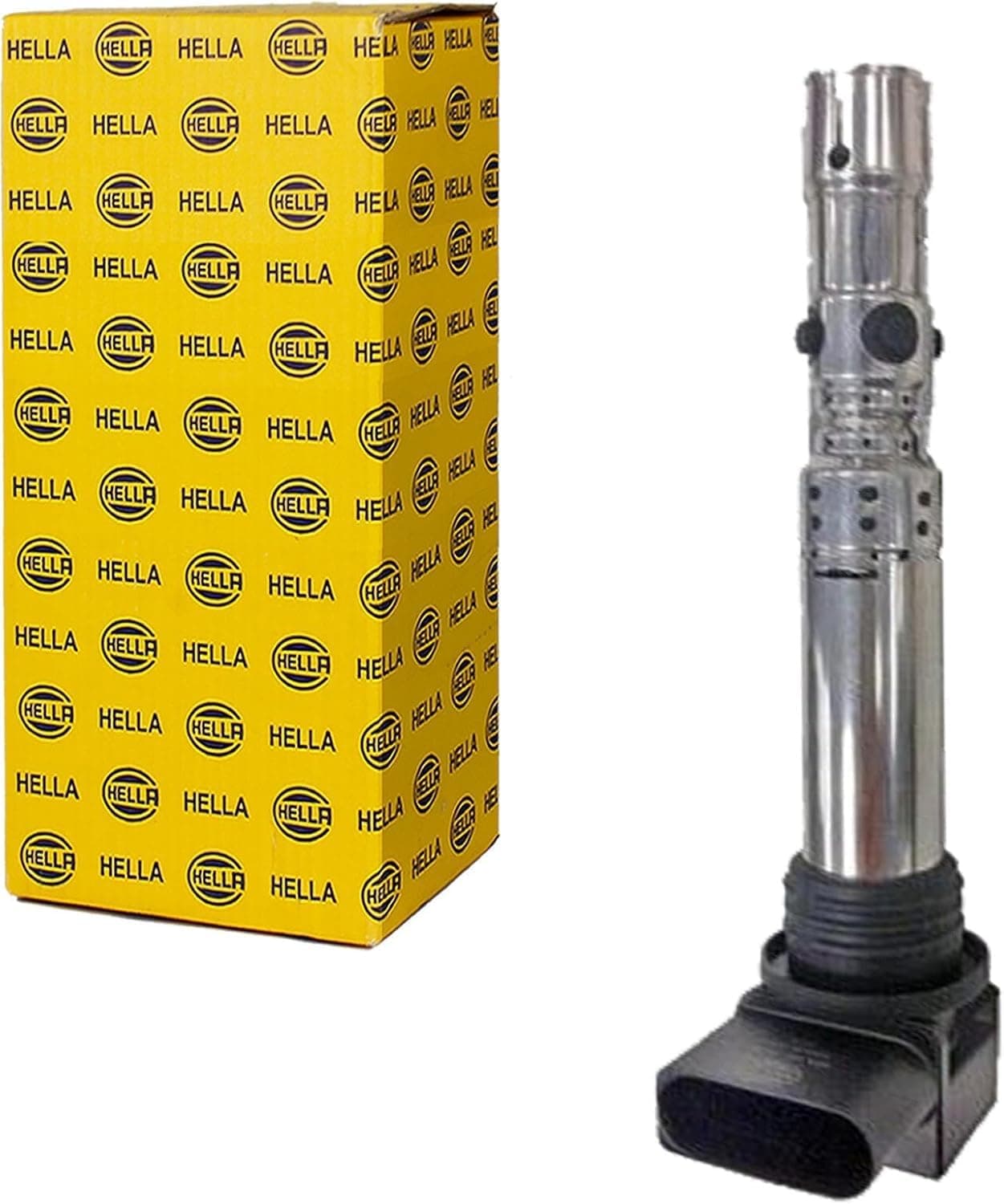 Hella Ateşleme Bobini - 12V - 4-Kutuplu - Buji Delik Ateşleme Bobini - Geçmeli - Audi A3 1.8T (1996-2003), A4 1.8T (2000-2004), Seat Ibiza (2003-2008), Vw Passat B5.5 (2000-2005) ile uyumlu