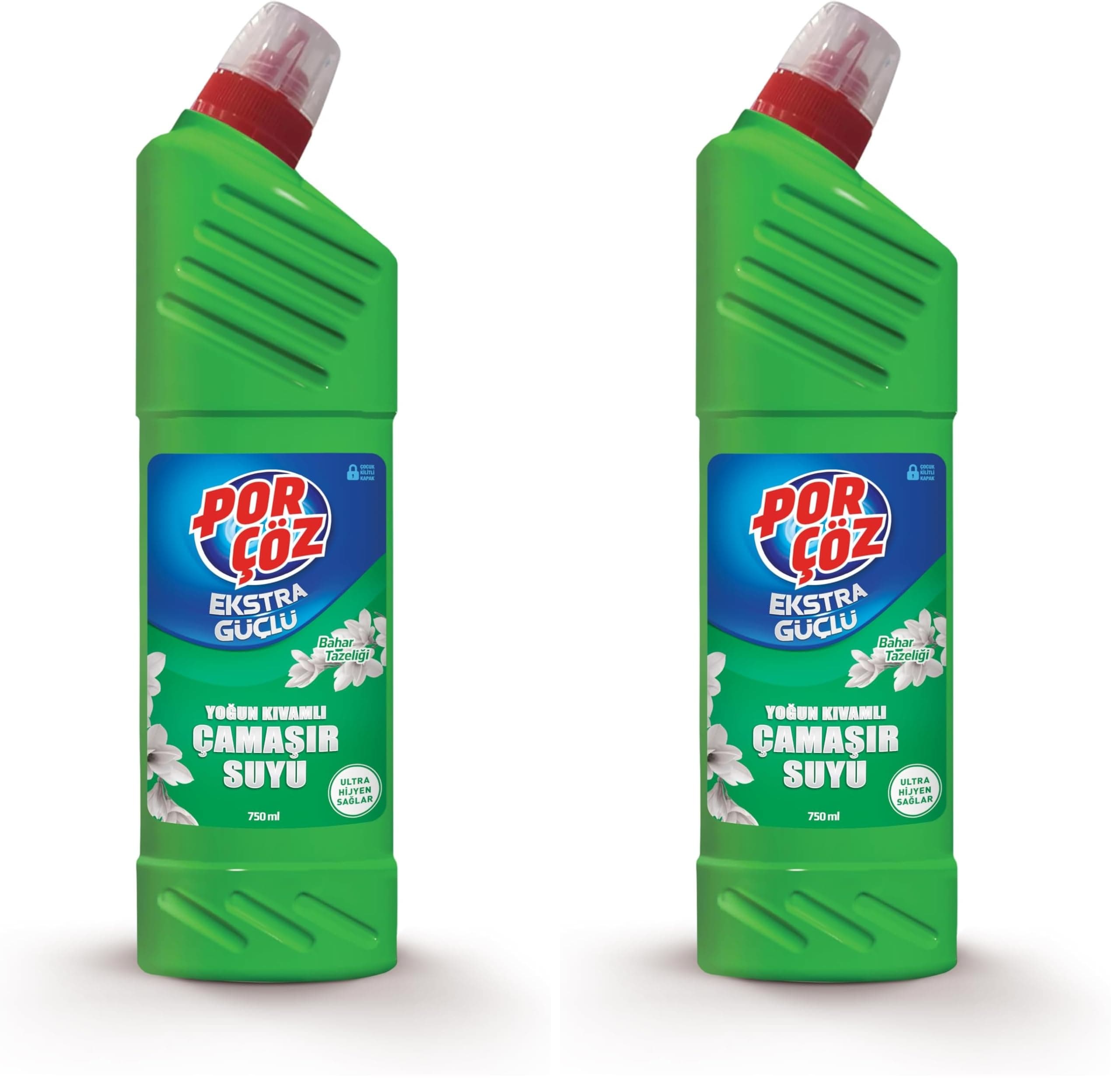 Porçöz Çamaşır Suyu Bahar Tazeliği 750 Ml (2 paketi)