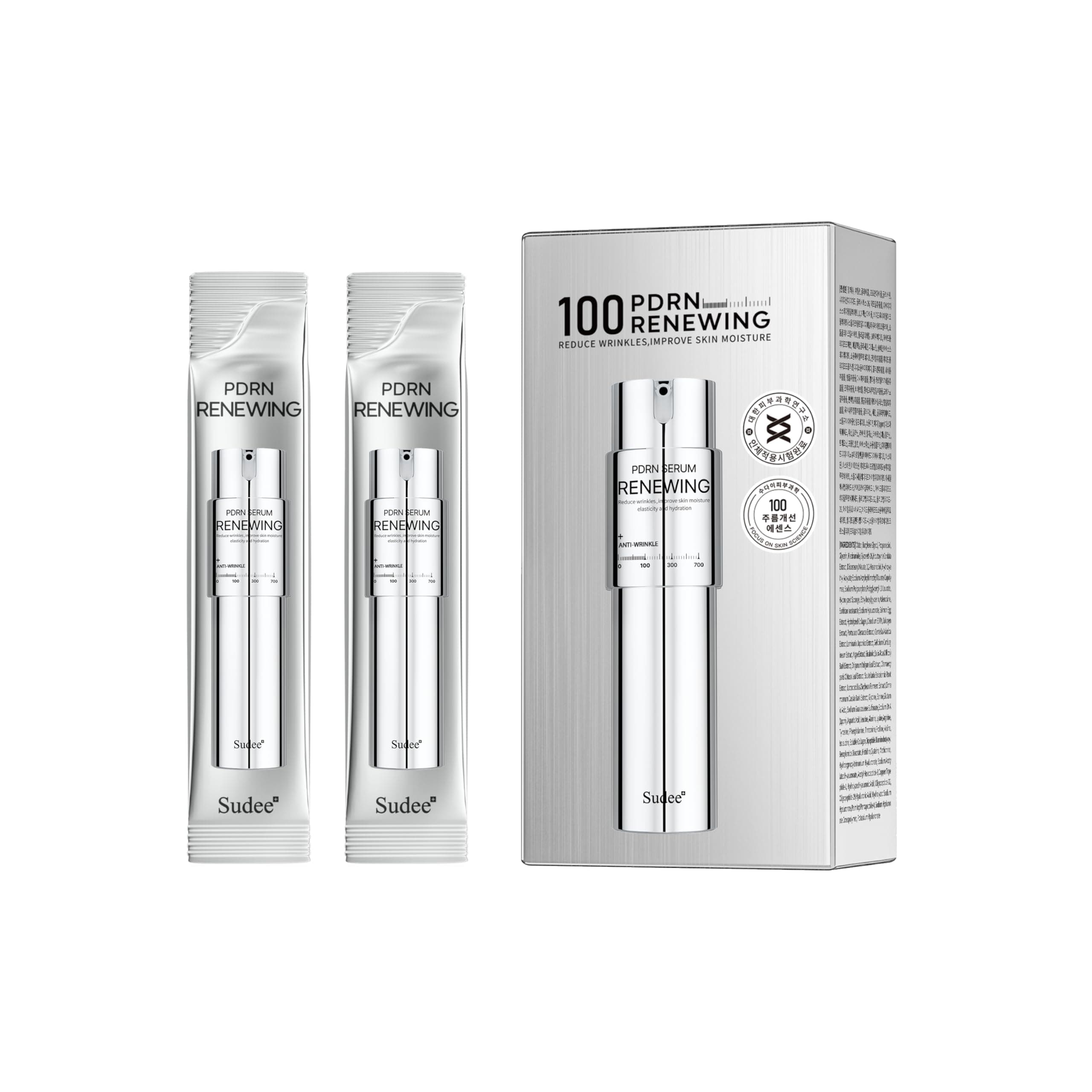 Sudee 100 PDRN Renewing Serum 2 ml x 10 Adet – PDRN Ampul Seti