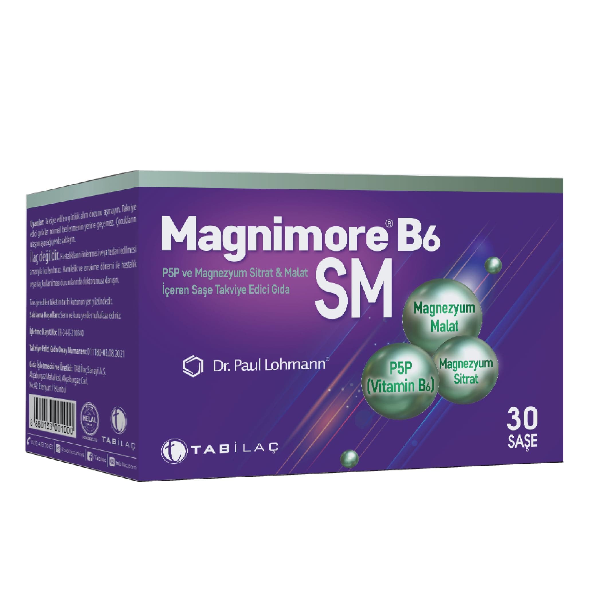 Tab Ilaç Magnimore B6 Sm 30 Saşe