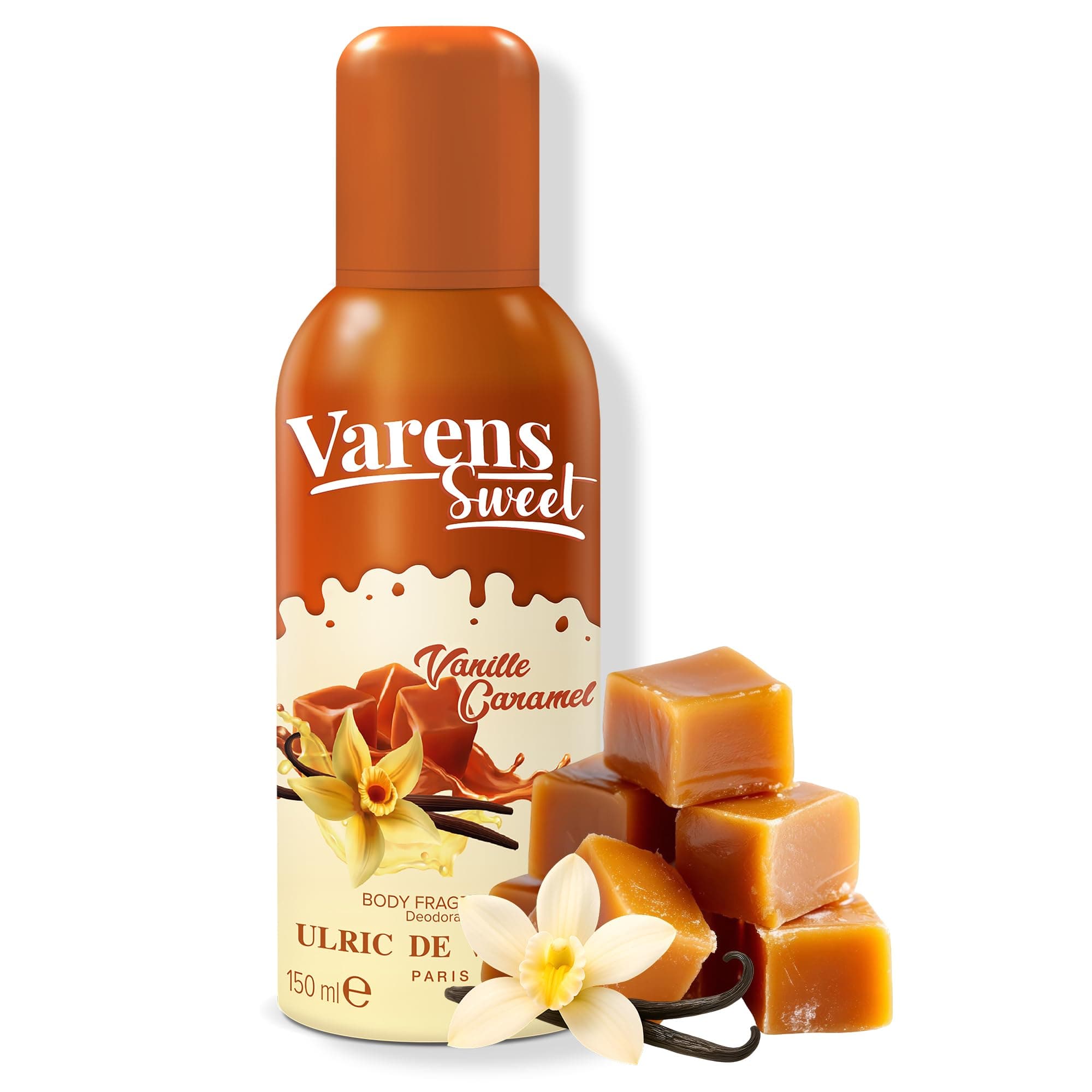 VARENS SWEET VANILLE CARAMEL - Kadın Body Fragrance Deodorant 150 ML