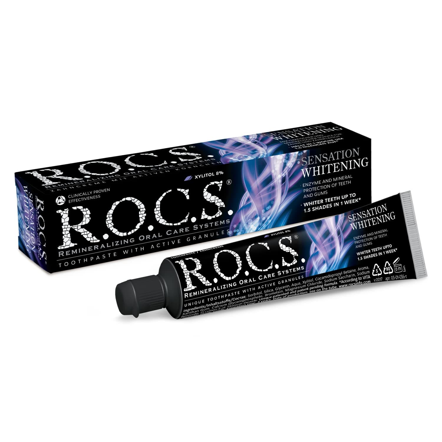 R.O.C.S. Sensation Whitening Beyazlatıcı Diş Macunu (1 x 74 g)