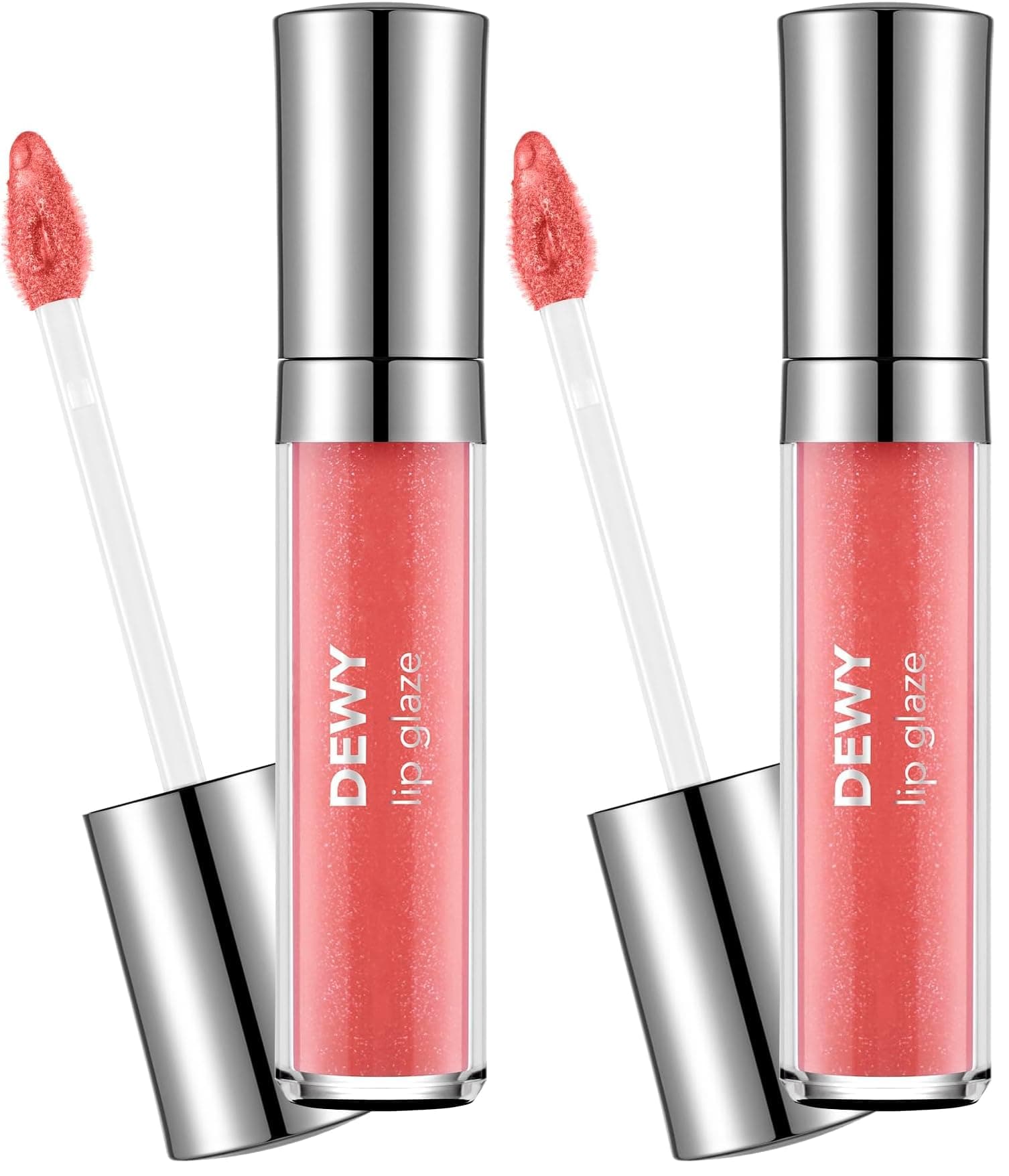 Flormar Dewy Lip Glaze Parlak & Dolgun Görünüm Veren Yapışmayan Dudak Parlatıcısı 024 CORAL (2 paketi)