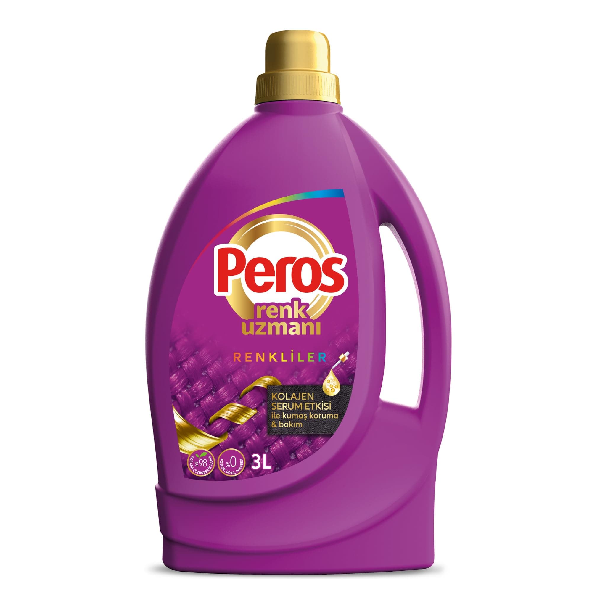 Peros Renk Uzmanı Renkliler Sıvı Bakım Deterajını 3000 ml