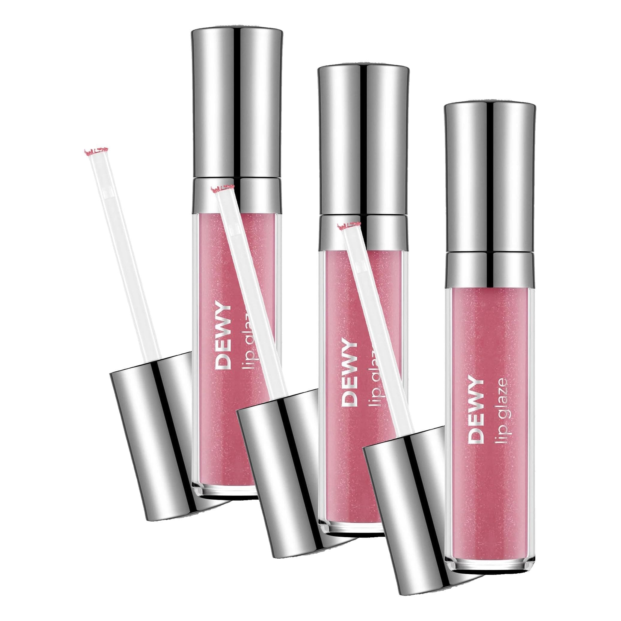 Flormar Dewy Lip Glaze Parlak & Dolgun Görünüm Veren Yapışmayan Dudak Parlatıcısı (3 paketi)