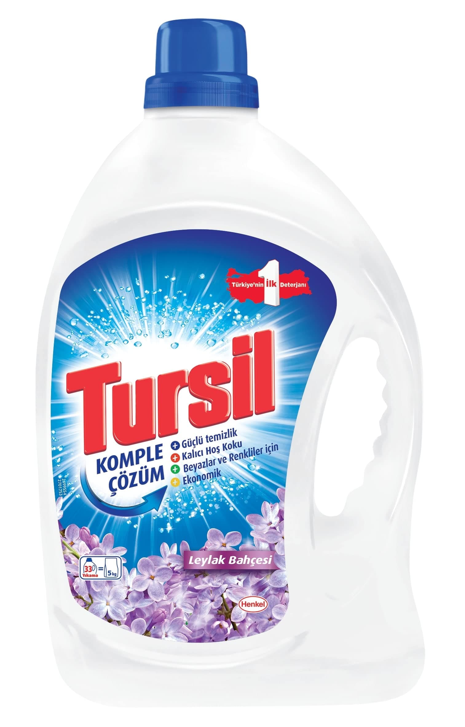 Tursil Matik Power Jel Sıvı Çamaşır Deterjanı Leylak Bahçesi 33 Yıkama