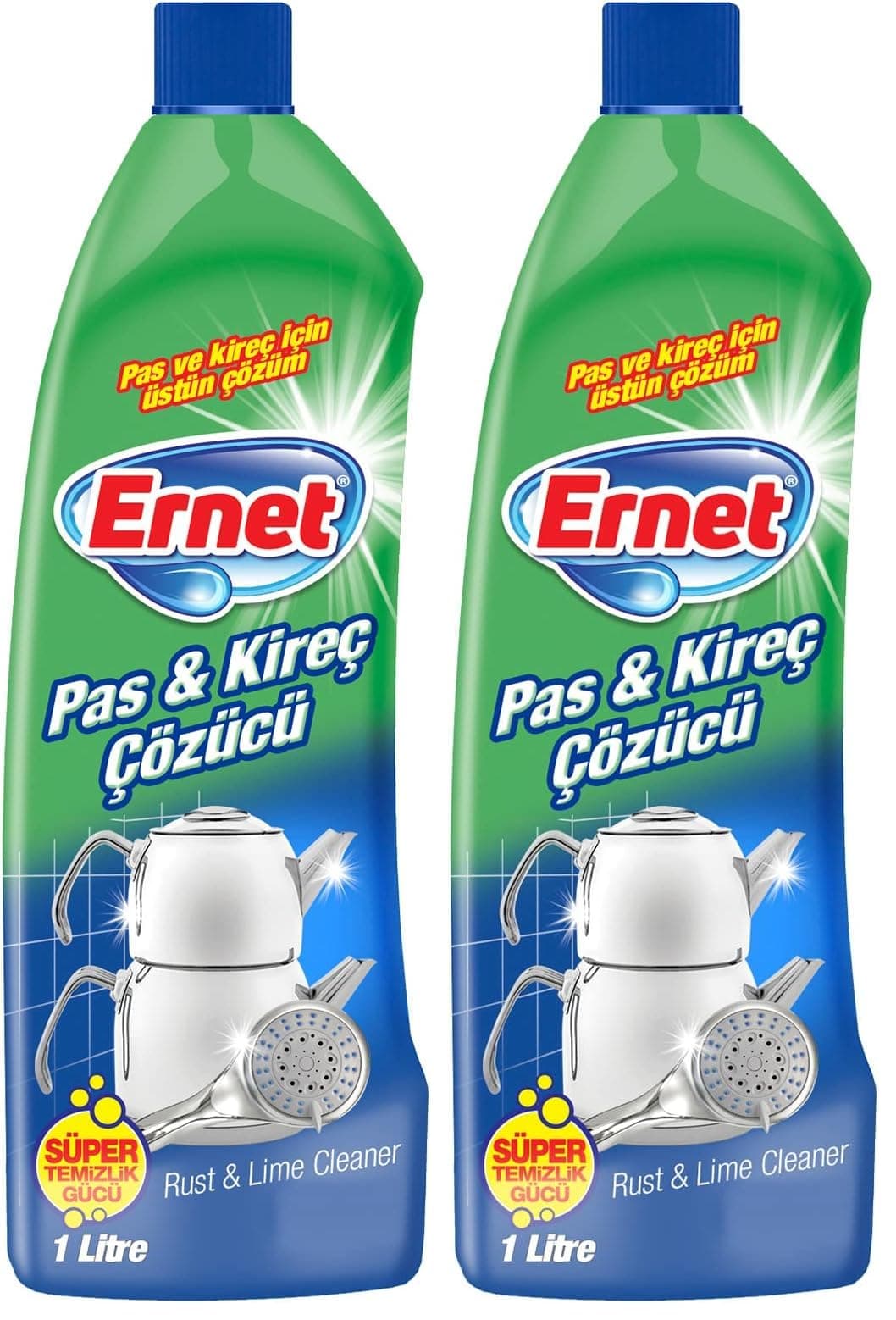 Ernet Süper Likit Pas Ve Kireç Çözücü 1 lt 2li paket