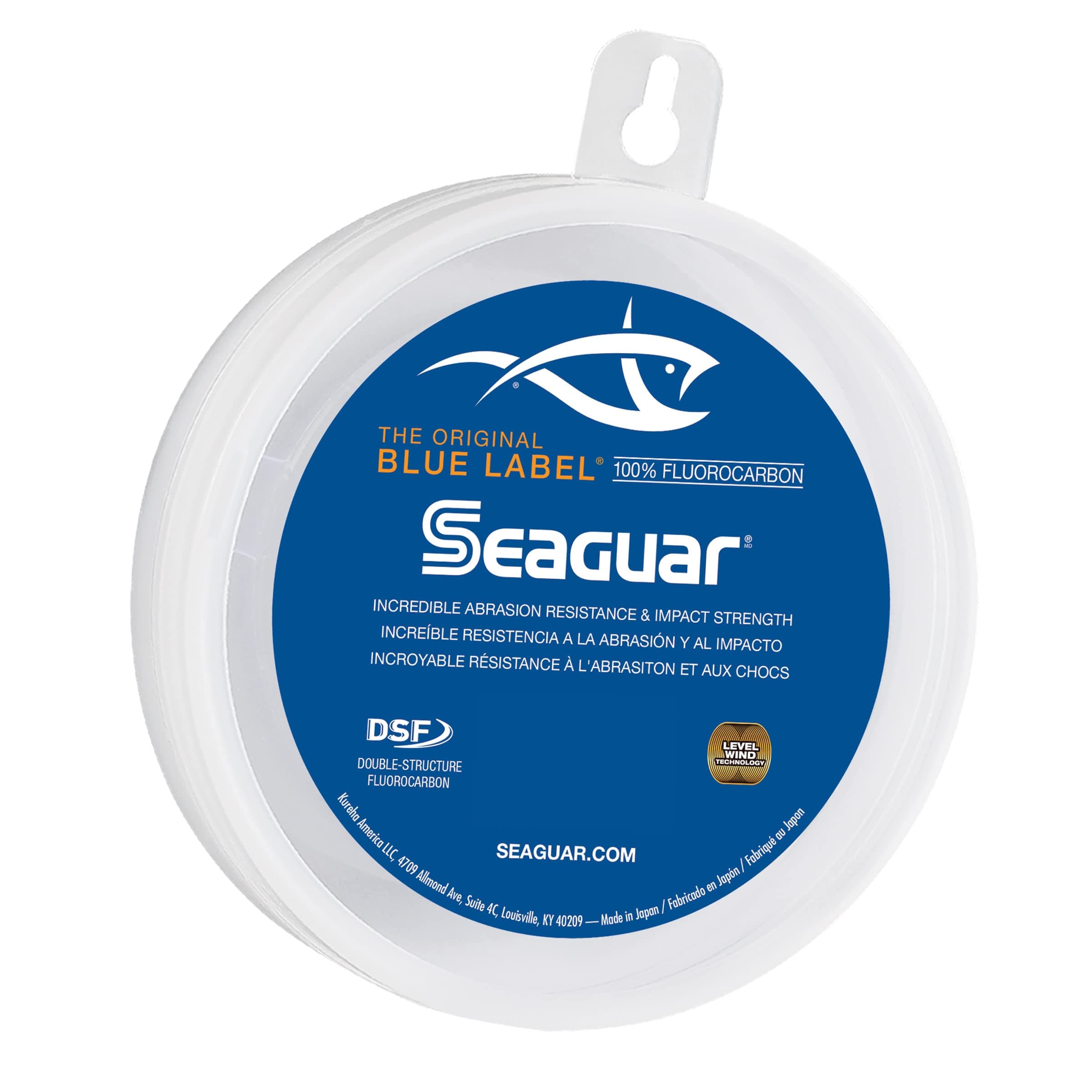 Seaguar Blue Label Tuzlu Su Balıkçılığı için Lider Misina, %100 Florokarbon, Şeffaf, Çeşitli Boyutlar
