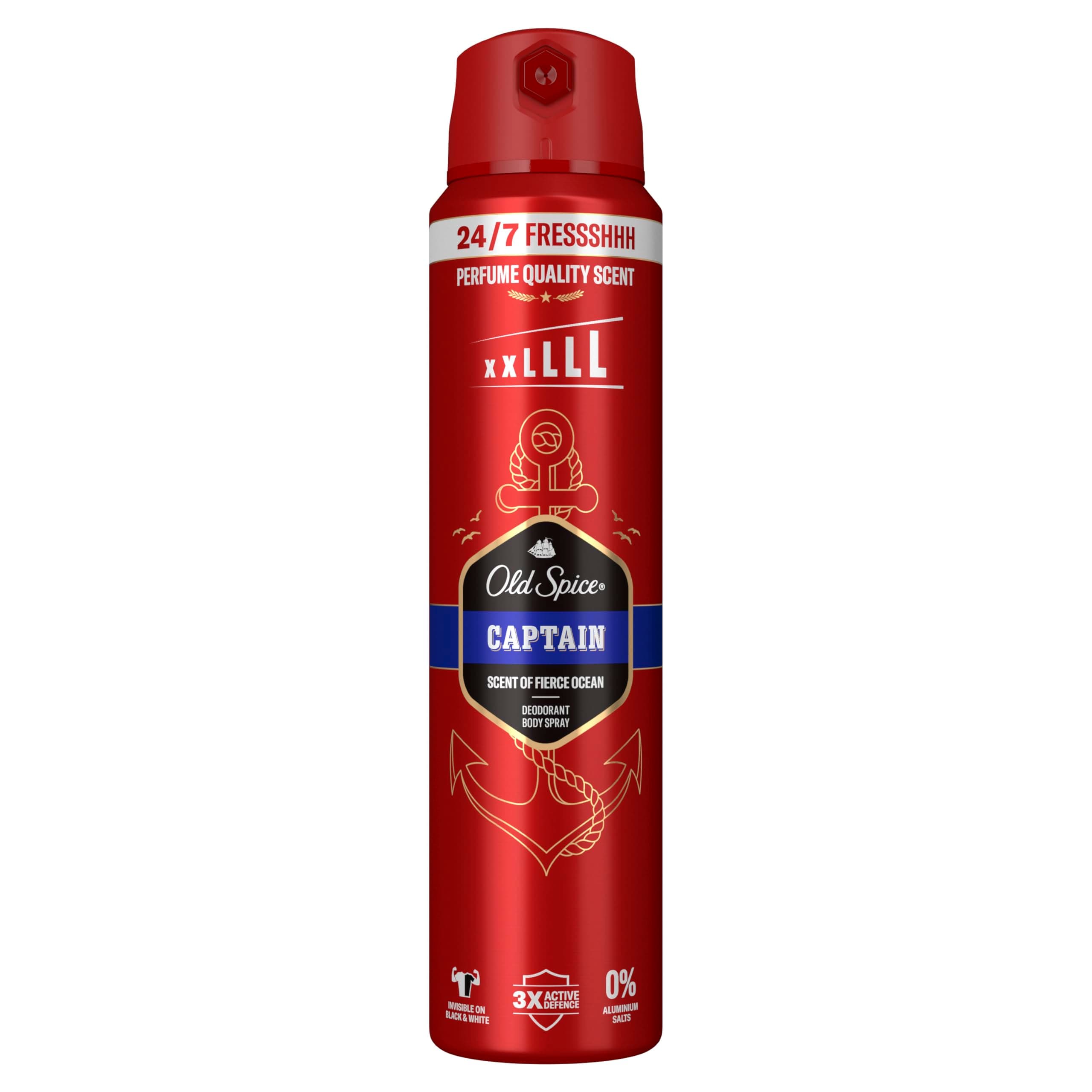 Old Spice Captain Erkek Sprey Vücut Deodorantı 250 ml XL Büyük Boy