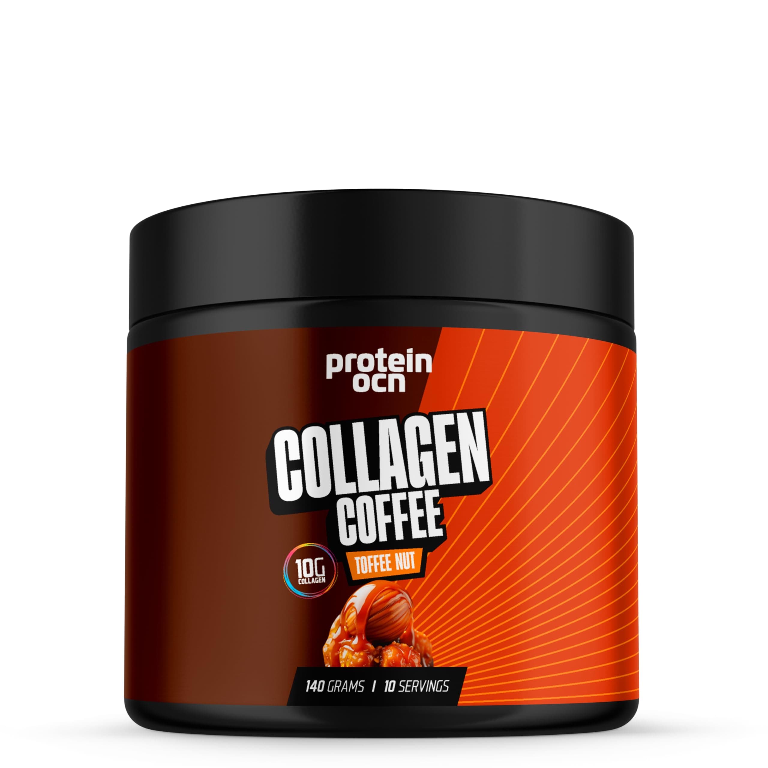 Proteinocean Collagen Coffee Toffee Nut 140gr 10 Servis