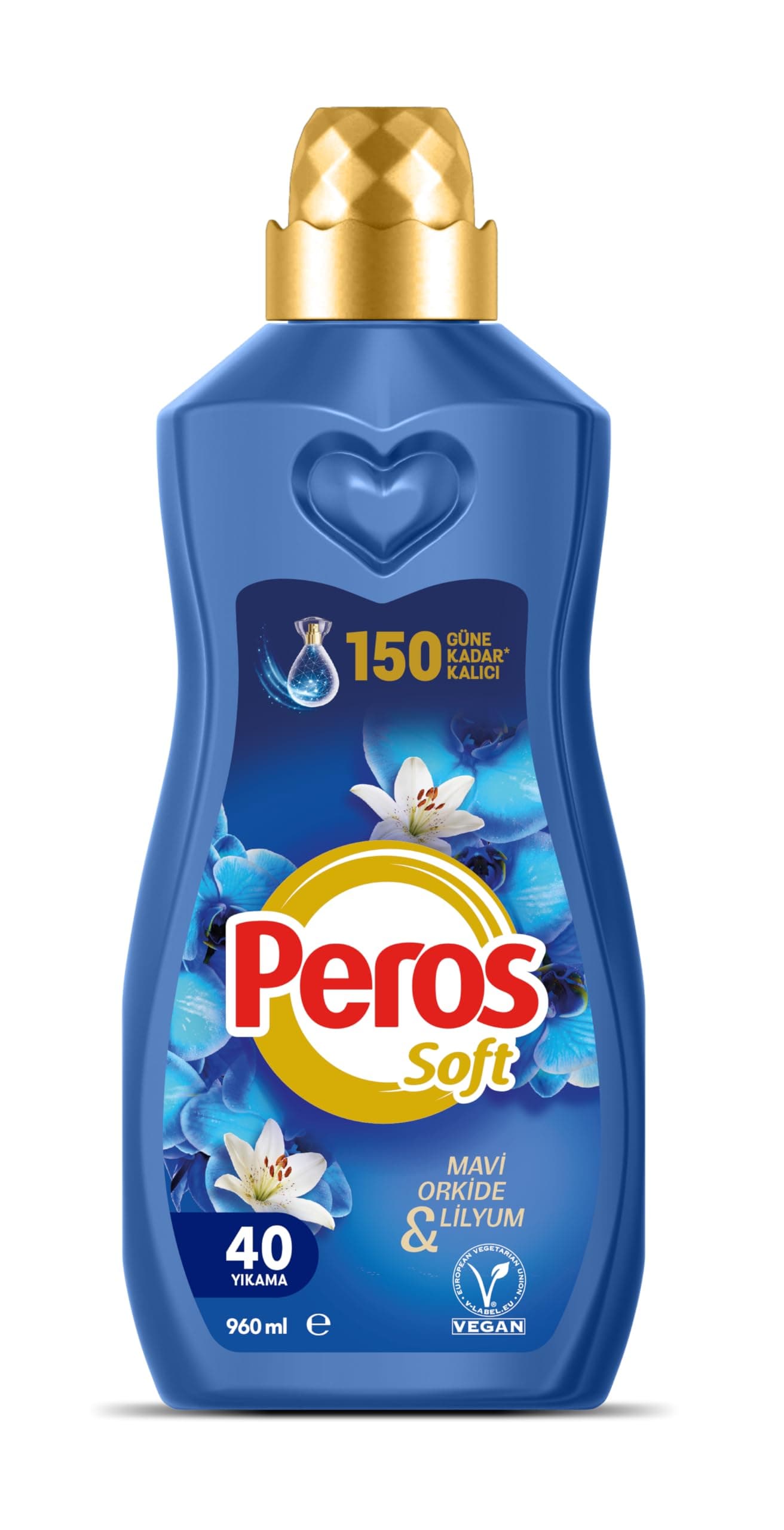 Peros Konsantre Yumuşatıcı Mavi Orkide & Lilyum 960 ml (6 paketi)