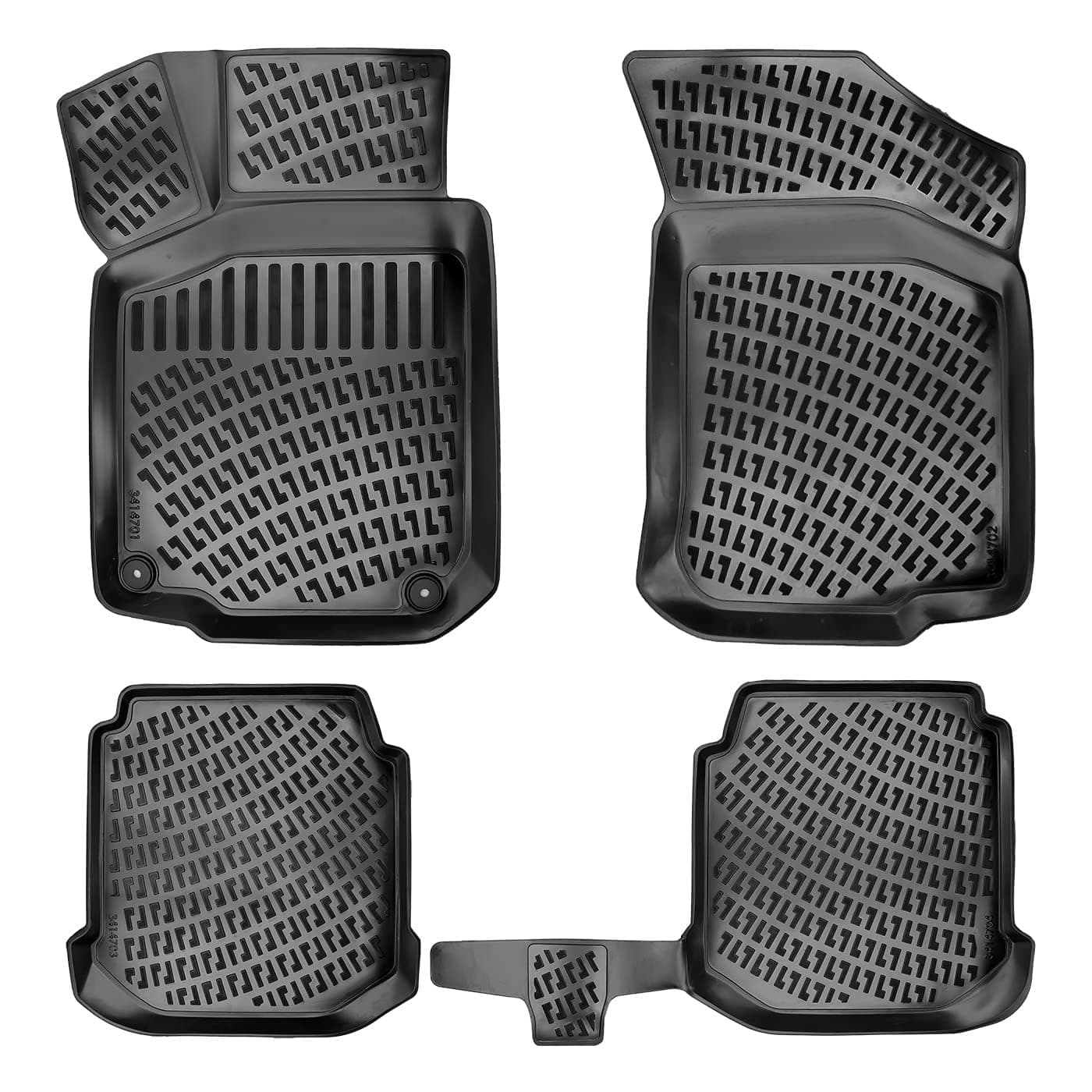 Rizline Seat Leon 1998-2004 Uyumlu 3D Havuzlu Paspas