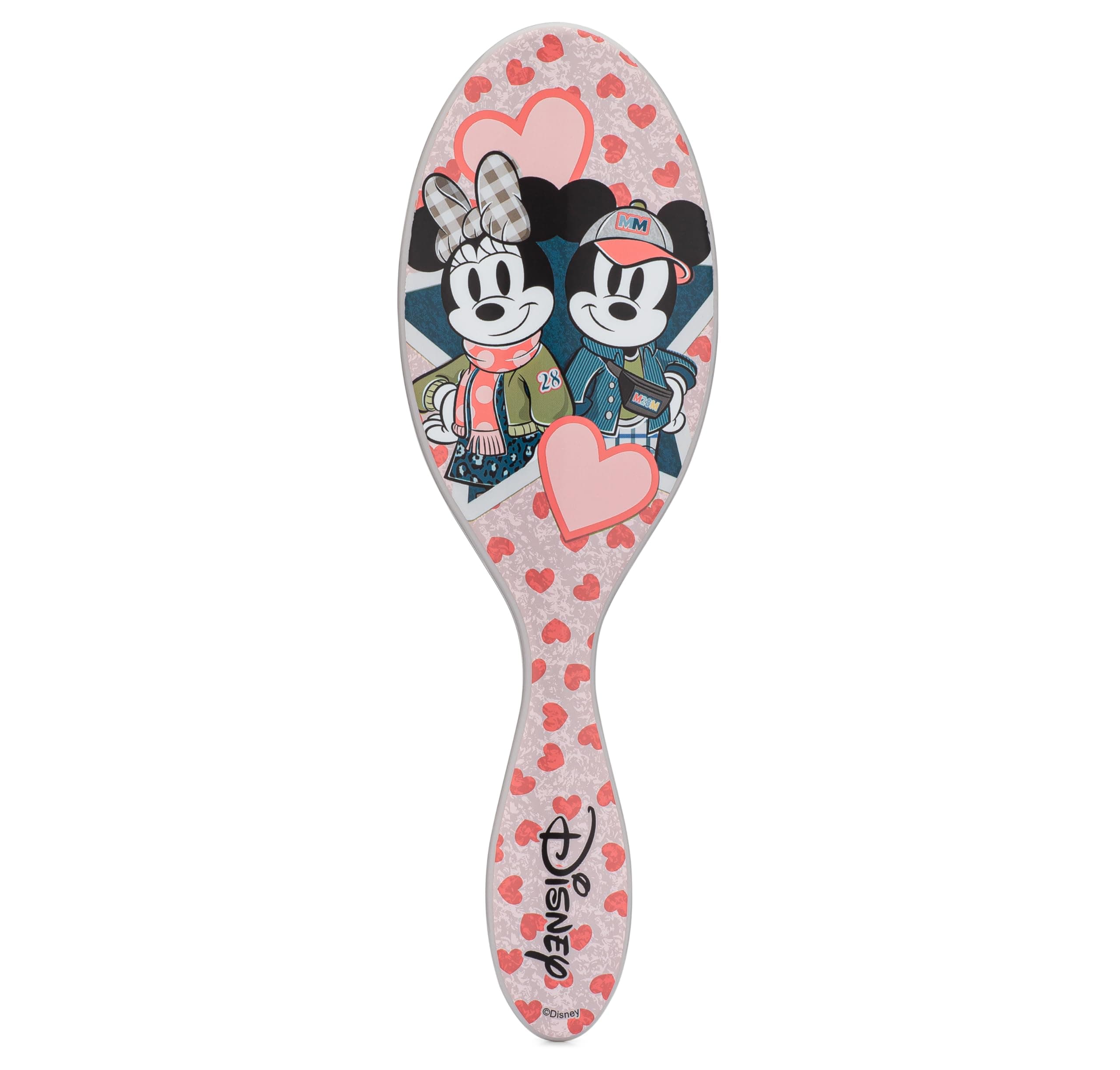 Wet Brush Orijinal Detangler Saç Fırçası, Mickey & Minnie (Disney Love) - Ultra Yumuşak IntelliFlex Kıllar - Dolaşık Açıcı Fırça Dolaşık Açıcı (Islak Kuru ve Hasarlı Saçlar) - Kadınlar ve Erkekler