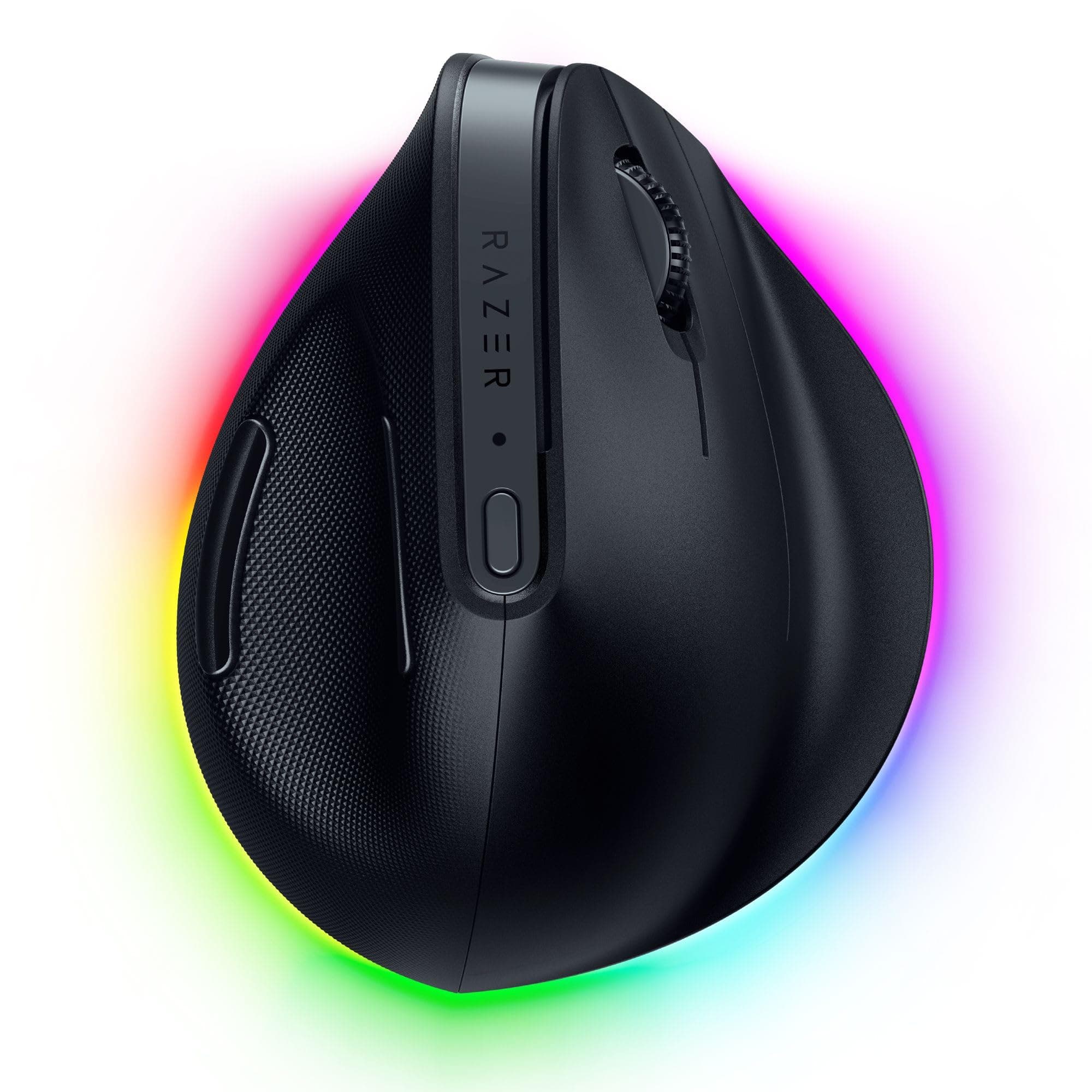 Razer Pro Click V2 Vertical - Sağ elini kullanan kullanıcılar için dikey ergonomik kablosuz fare - AI İstemi Yardımı - 30K Optik Sensör - Windows & Mac (9 aya kadar pil ömrü) Siyah
