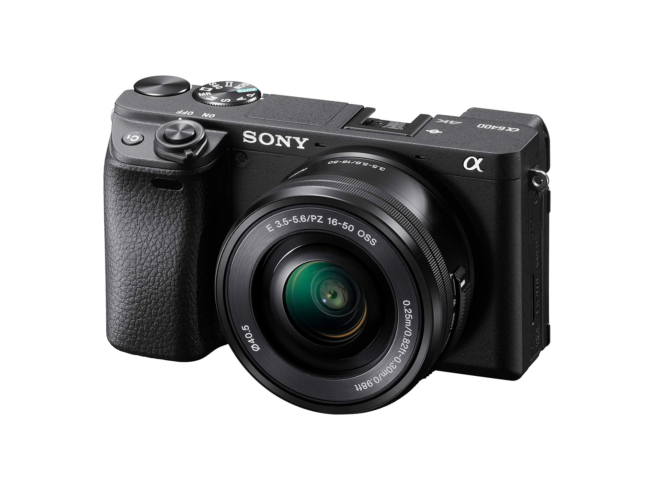 Sony Alpha A6400 APS-C Aynasız Fotoğraf Makinesi, 16-50 Milimetre Power Zoom Lensli Kit (ILCE-6400L)