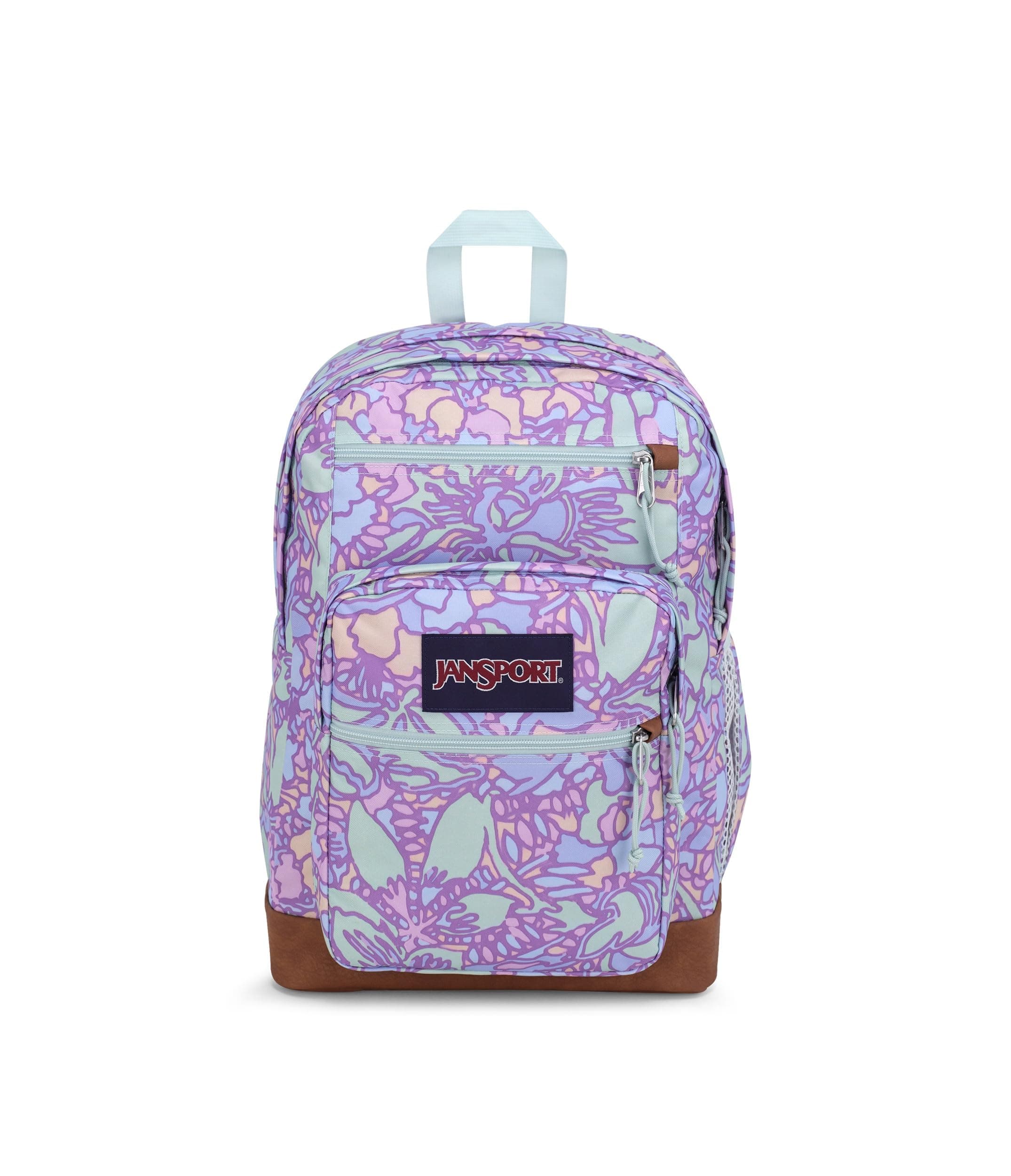 Cool Student Unisex Yetişkin Sırt Çantası Fluid Floral Pastel Lilac Standart