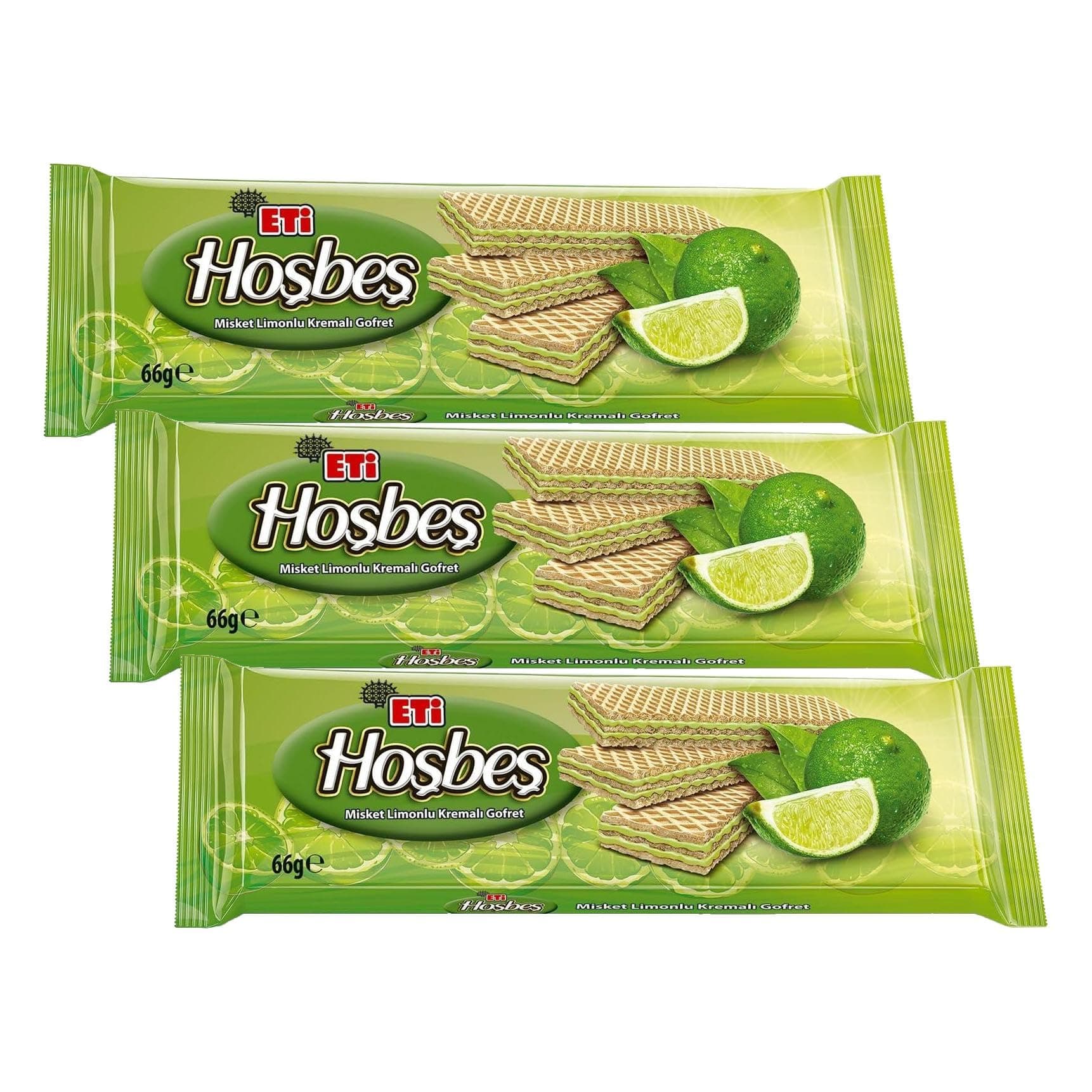 Eti Hoşbeş Limonlu 66 g Tekli Paket (3 paketi)