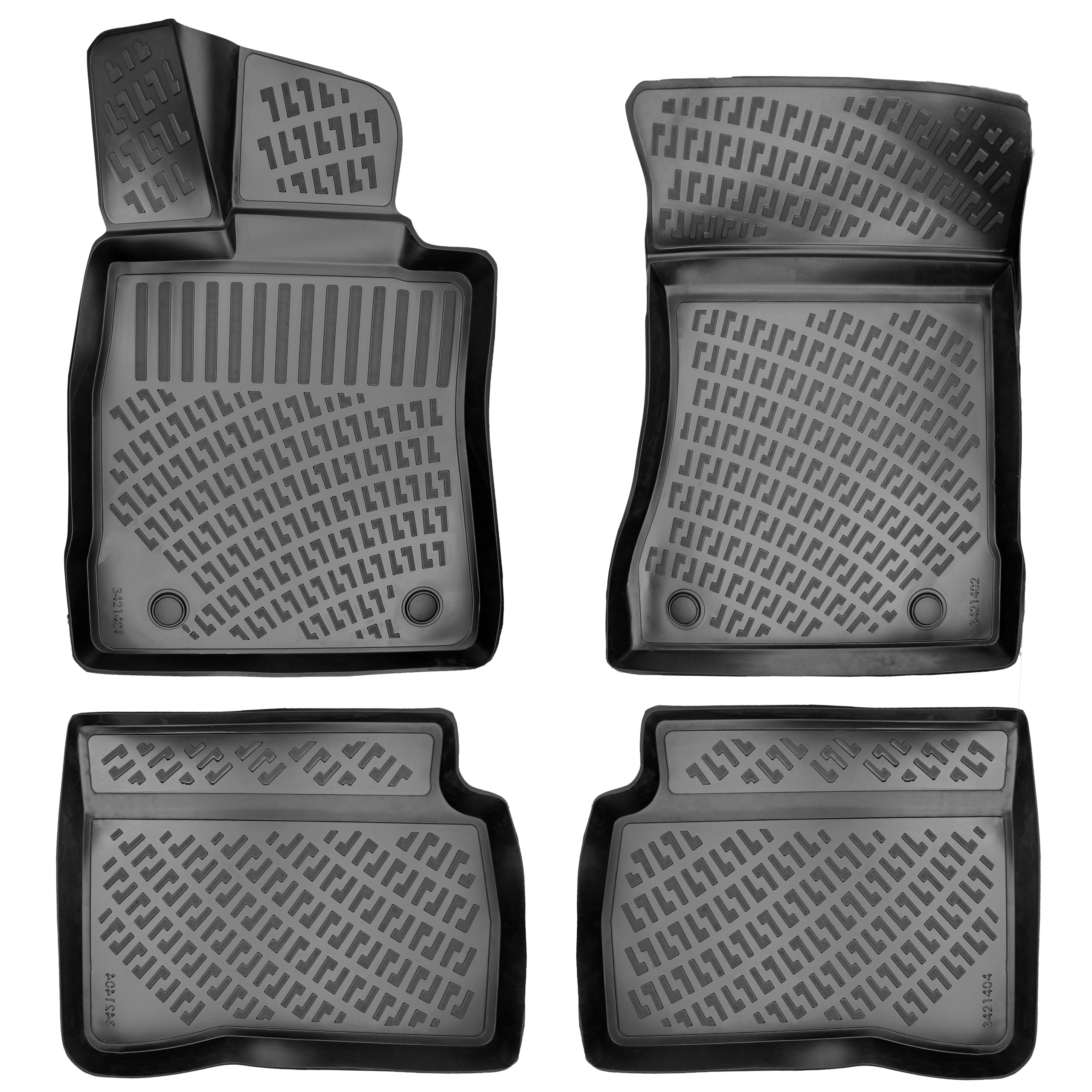 Rizline Mercedes S Serisi W140 Not Long 1991-1998 Uyumlu 3D Havuzlu Paspas